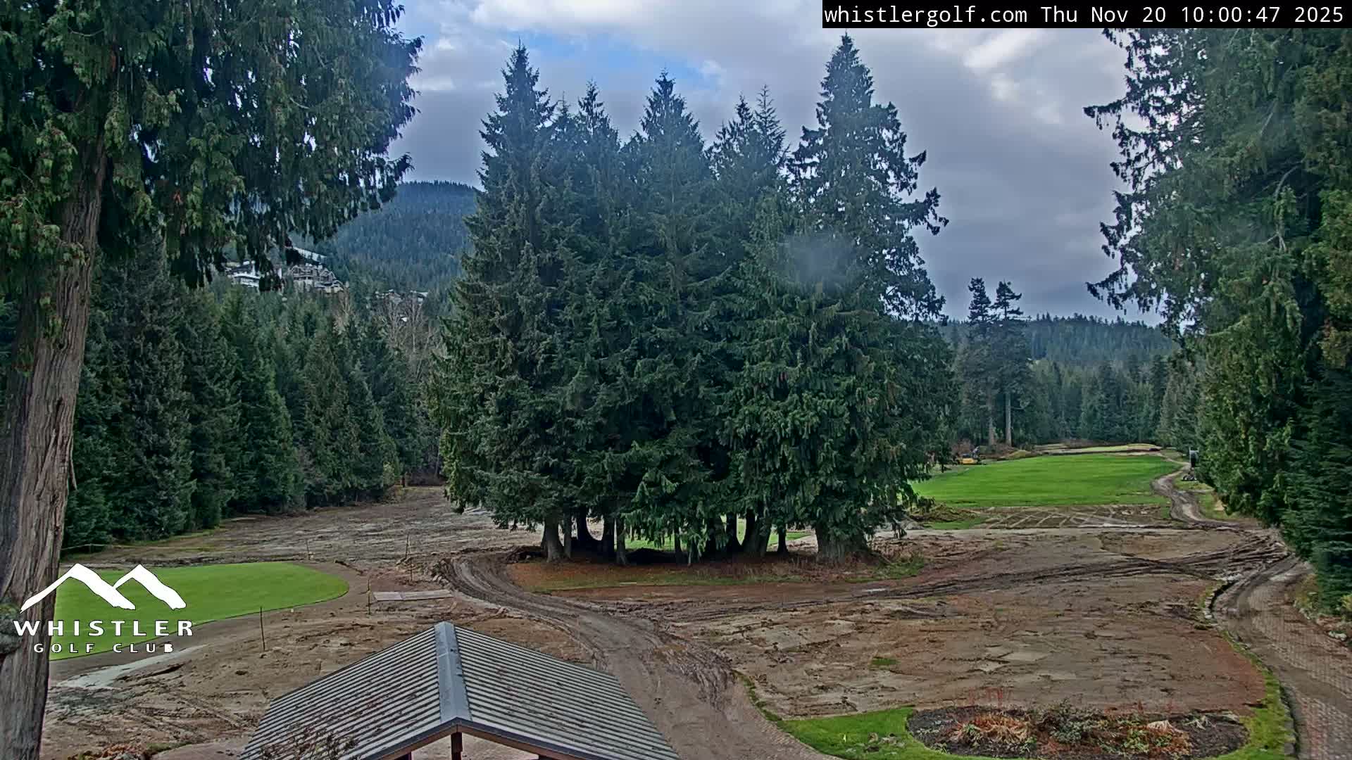 Whistler Golf Club 1st Hole Area Live Cam - Whistler,  Squamish-Lillooet, Sea to Sky Country, British Columbia, Canada