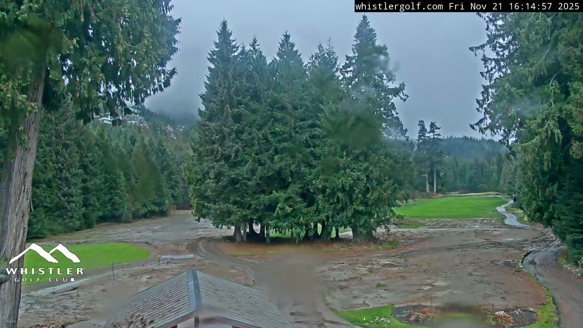 Whistler Golf Club 1st Hole Area Live Cam - Whistler,  Squamish-Lillooet, Sea to Sky Country, British Columbia, Canada