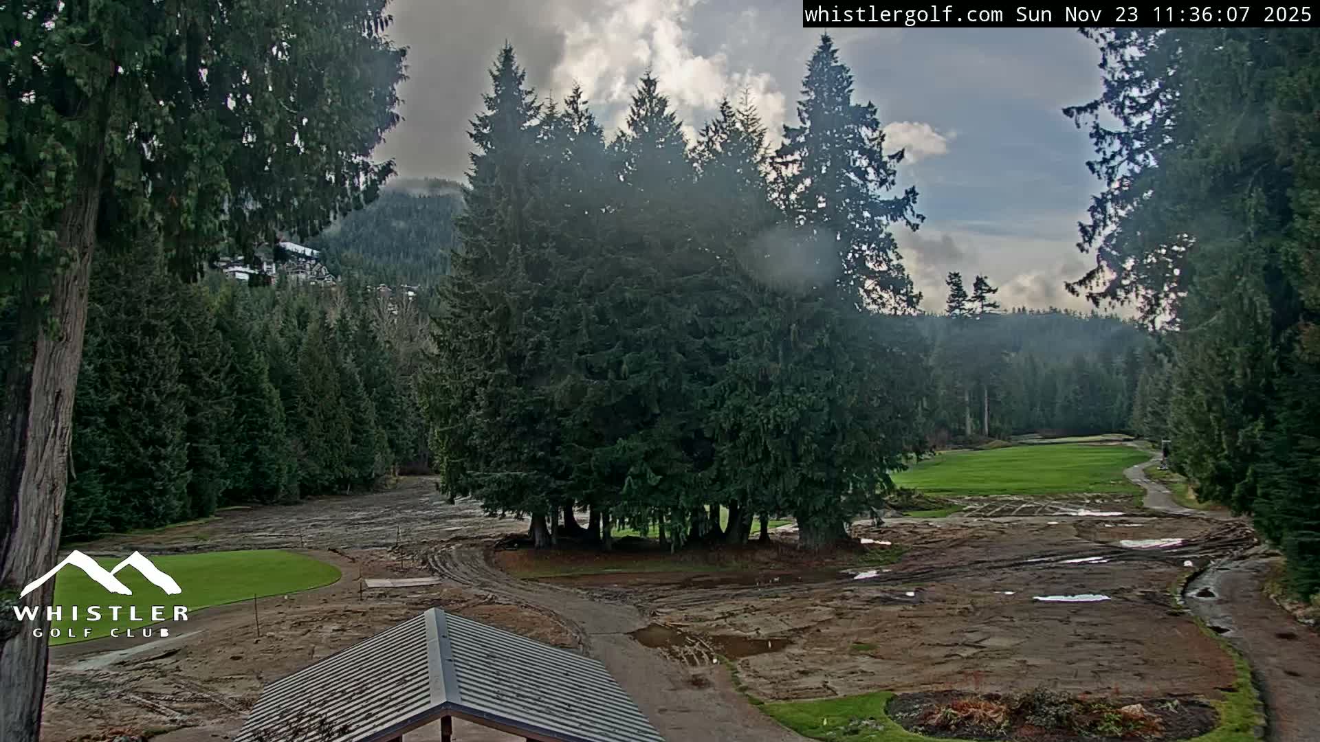 Whistler Golf Club 1st Hole Area Live Cam - Whistler,  Squamish-Lillooet, Sea to Sky Country, British Columbia, Canada