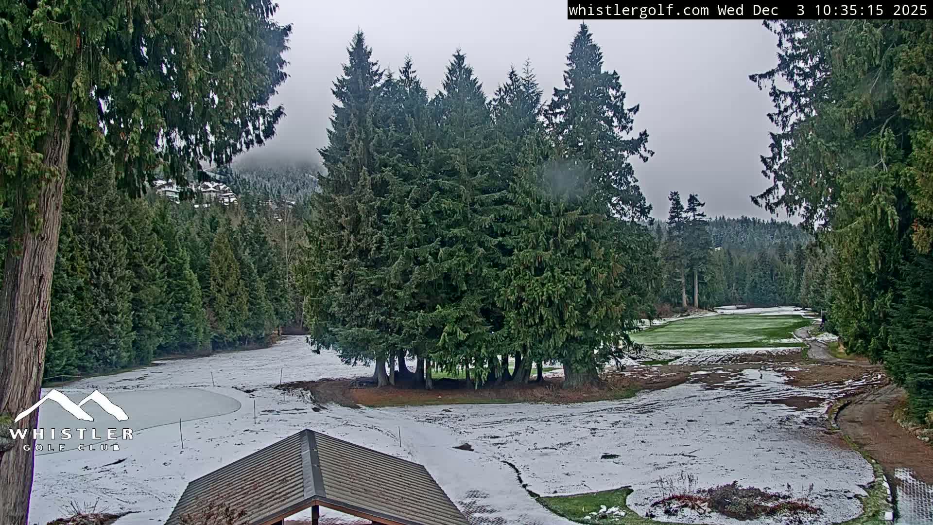 Whistler Golf Club 1st Hole Area Live Cam - Whistler,  Squamish-Lillooet, Sea to Sky Country, British Columbia, Canada