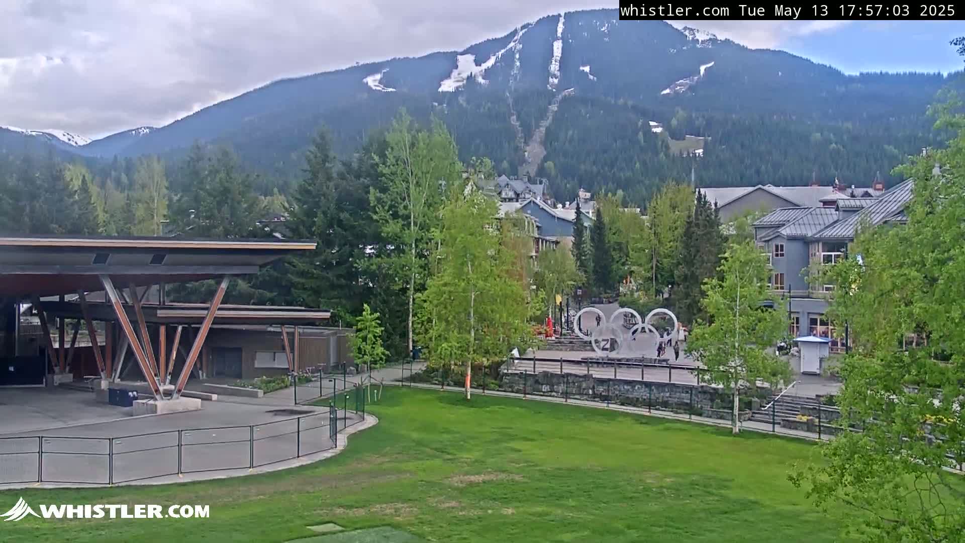 Whistler Downtown &  Olympic Plaza Live Cam - Whistler,  Squamish-Lillooet, Sea to Sky Country, Bristish Columbia, Canada