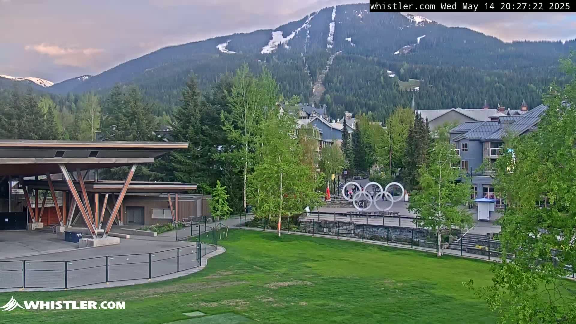 Whistler Downtown &  Olympic Plaza Live Cam - Whistler,  Squamish-Lillooet, Sea to Sky Country, Bristish Columbia, Canada