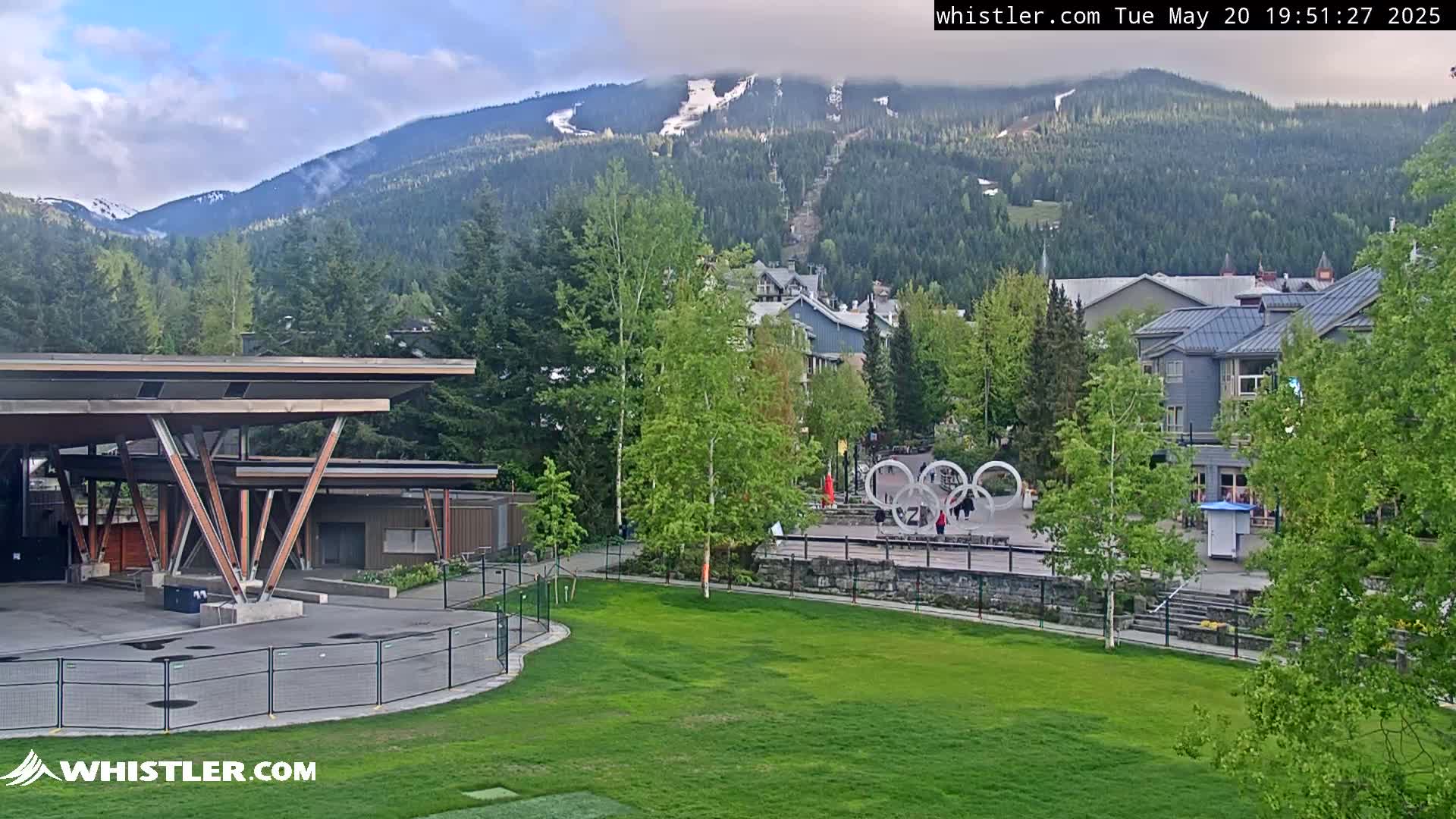 Whistler Downtown &  Olympic Plaza Live Cam - Whistler,  Squamish-Lillooet, Sea to Sky Country, Bristish Columbia, Canada