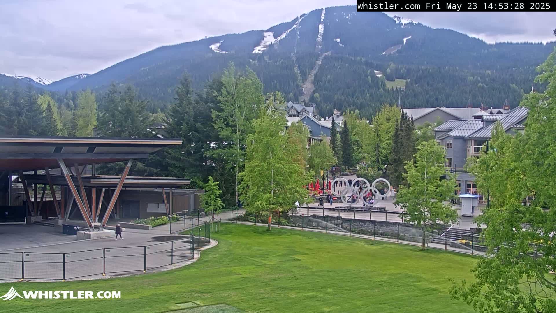 Whistler Downtown &  Olympic Plaza Live Cam - Whistler,  Squamish-Lillooet, Sea to Sky Country, Bristish Columbia, Canada