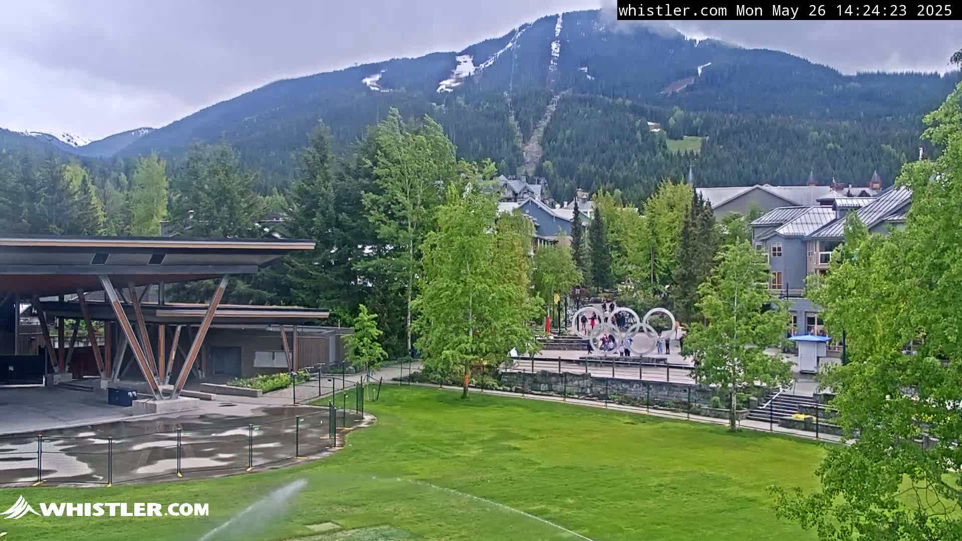 Whistler Downtown &  Olympic Plaza Live Cam - Whistler,  Squamish-Lillooet, Sea to Sky Country, Bristish Columbia, Canada