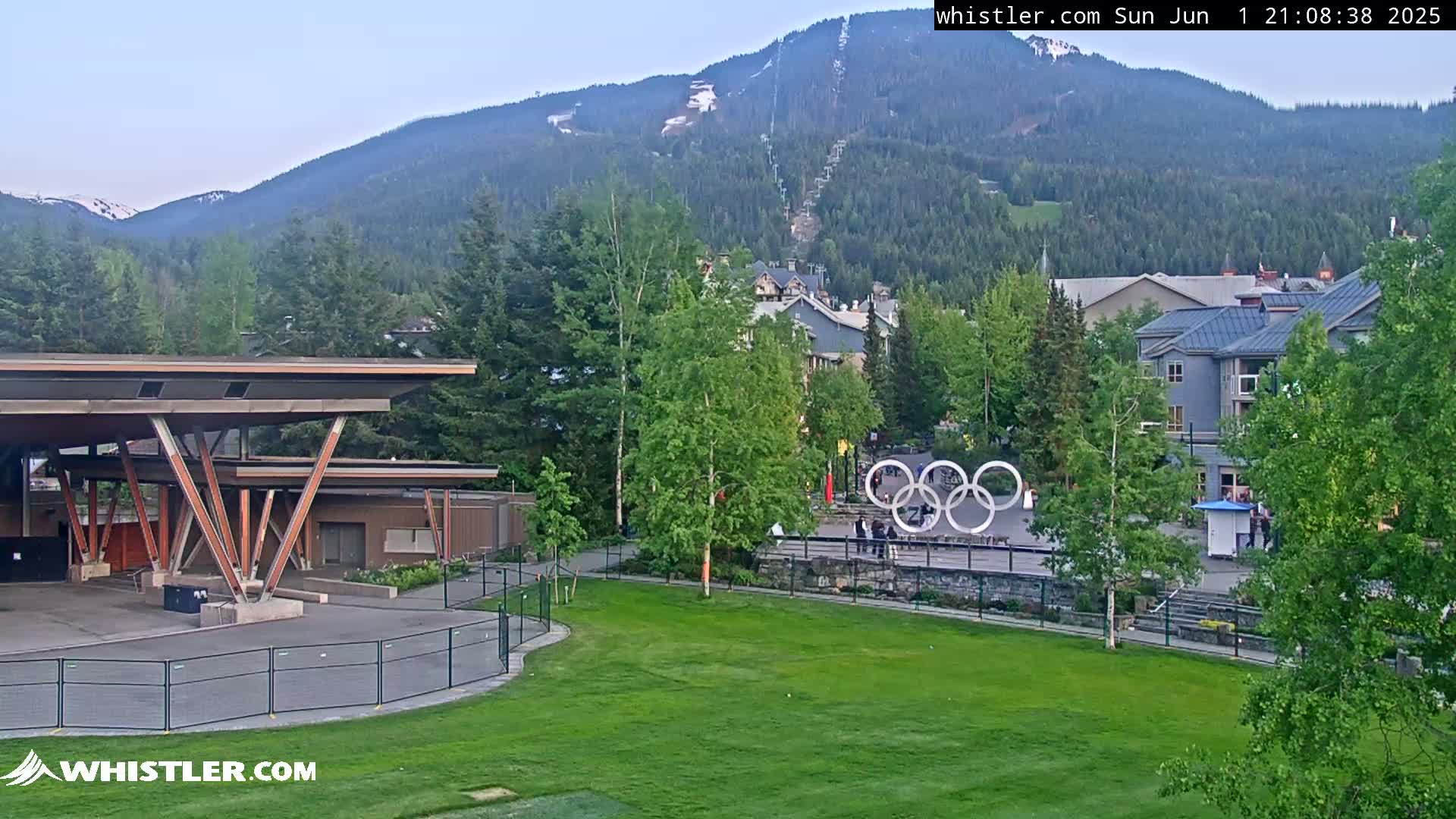 Whistler Downtown &  Olympic Plaza Live Cam - Whistler,  Squamish-Lillooet, Sea to Sky Country, Bristish Columbia, Canada