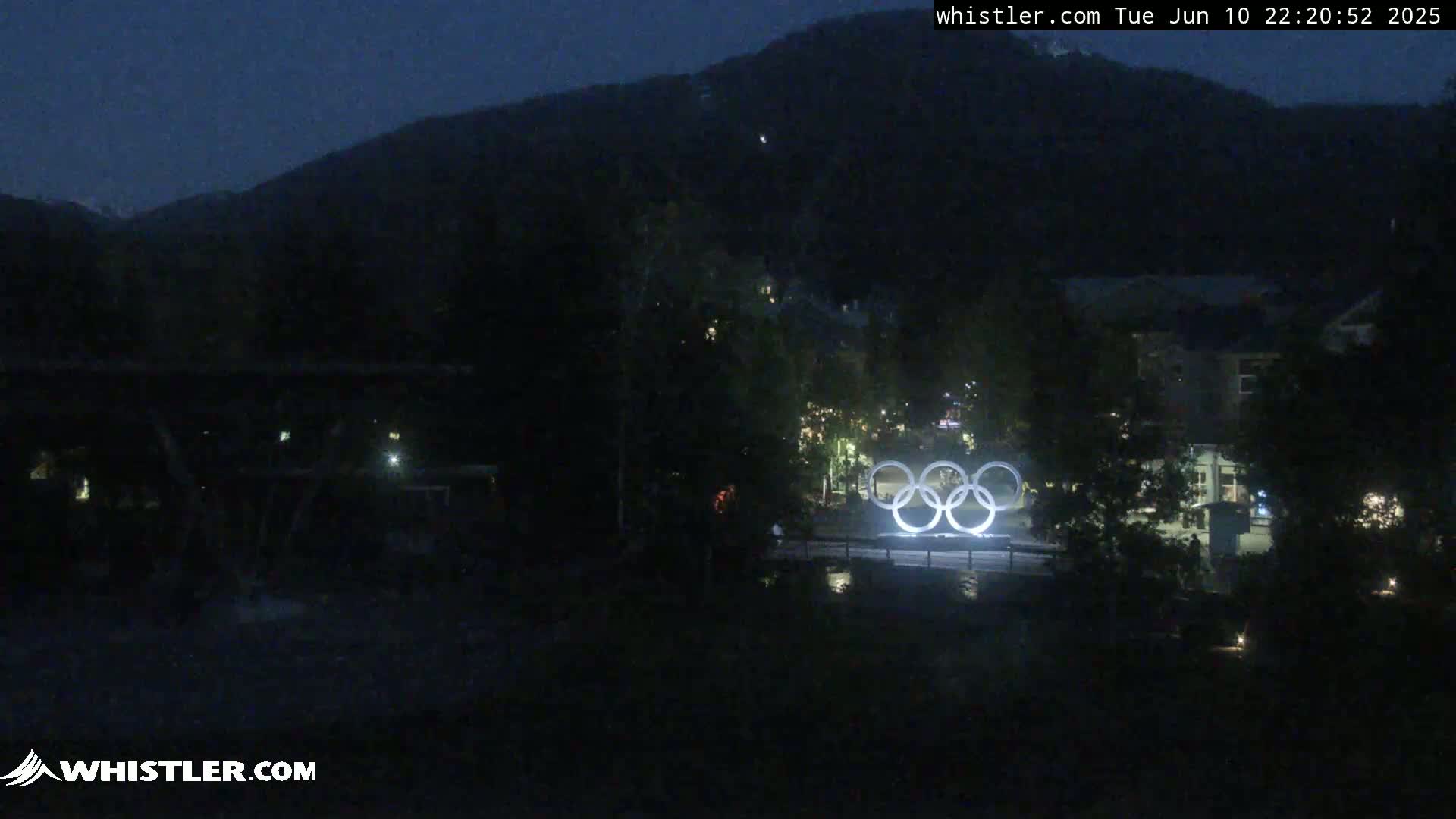 Whistler Downtown &  Olympic Plaza Live Cam - Whistler,  Squamish-Lillooet, Sea to Sky Country, Bristish Columbia, Canada