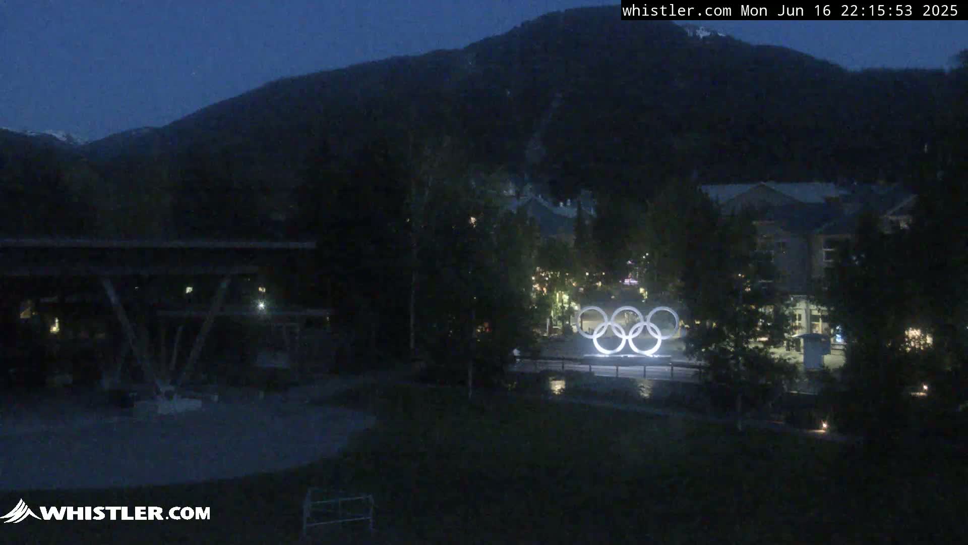 Whistler Downtown &  Olympic Plaza Live Cam - Whistler,  Squamish-Lillooet, Sea to Sky Country, Bristish Columbia, Canada