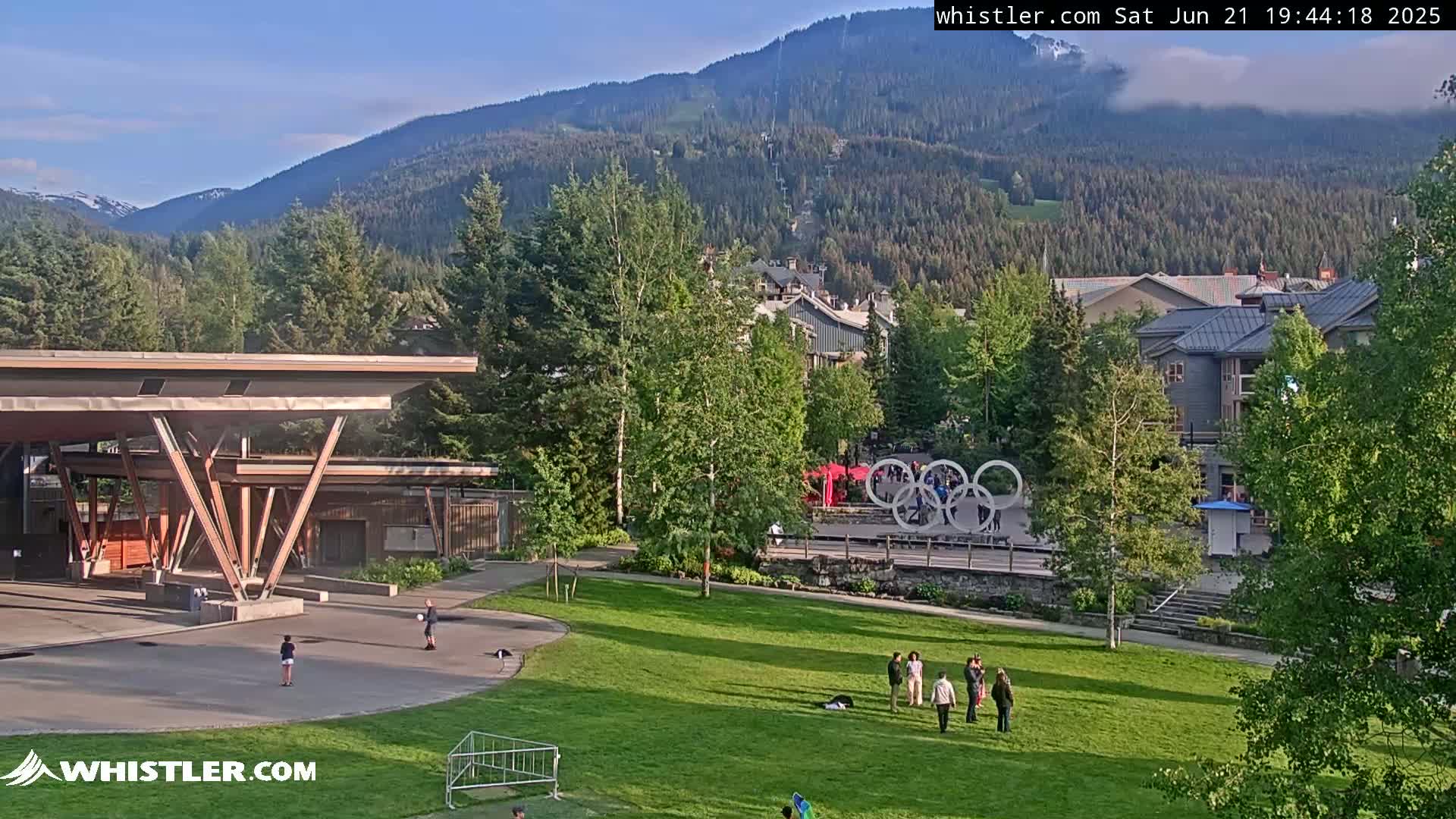 Whistler Downtown &  Olympic Plaza Live Cam - Whistler,  Squamish-Lillooet, Sea to Sky Country, Bristish Columbia, Canada