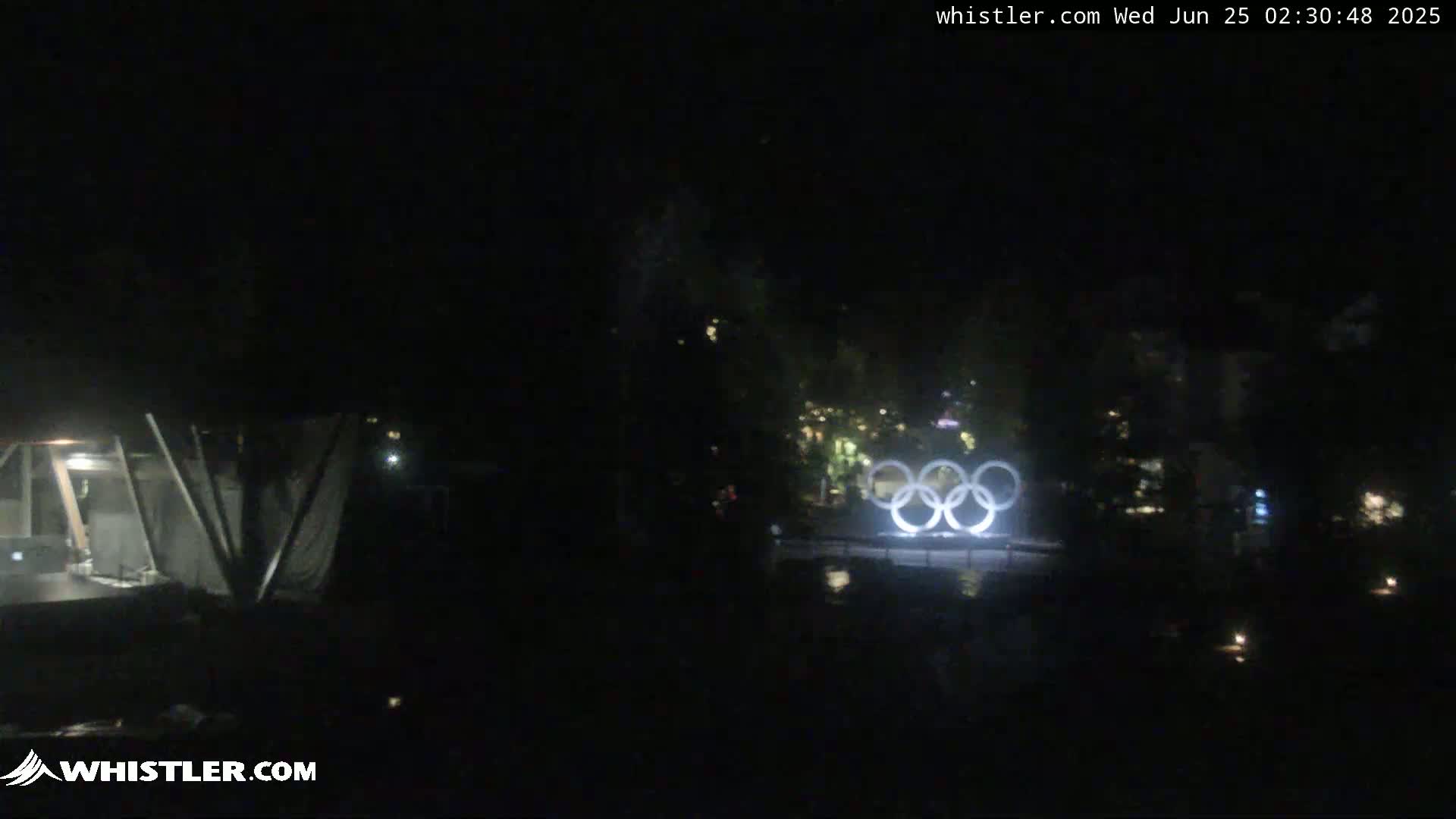 Whistler Downtown &  Olympic Plaza Live Cam - Whistler,  Squamish-Lillooet, Sea to Sky Country, Bristish Columbia, Canada