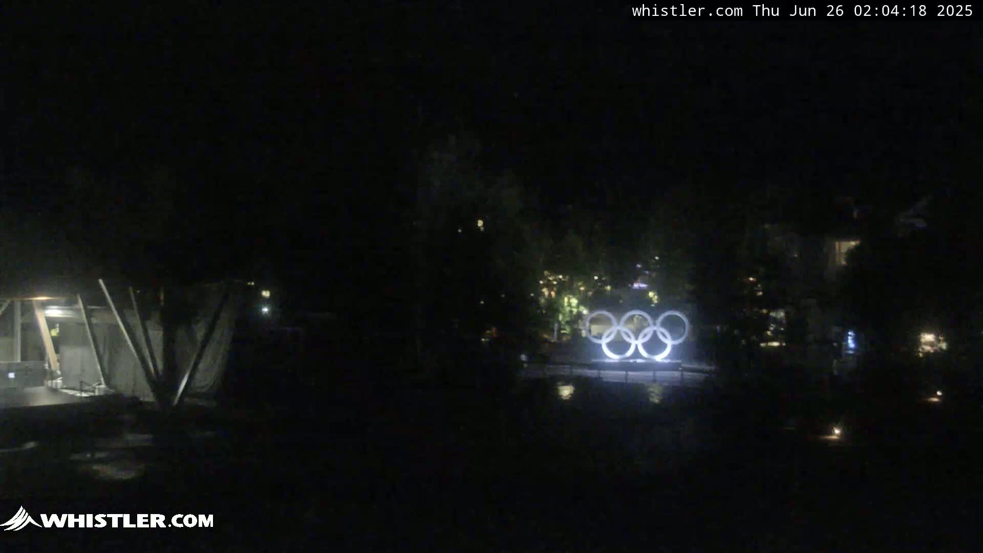 Whistler Downtown &  Olympic Plaza Live Cam - Whistler,  Squamish-Lillooet, Sea to Sky Country, Bristish Columbia, Canada