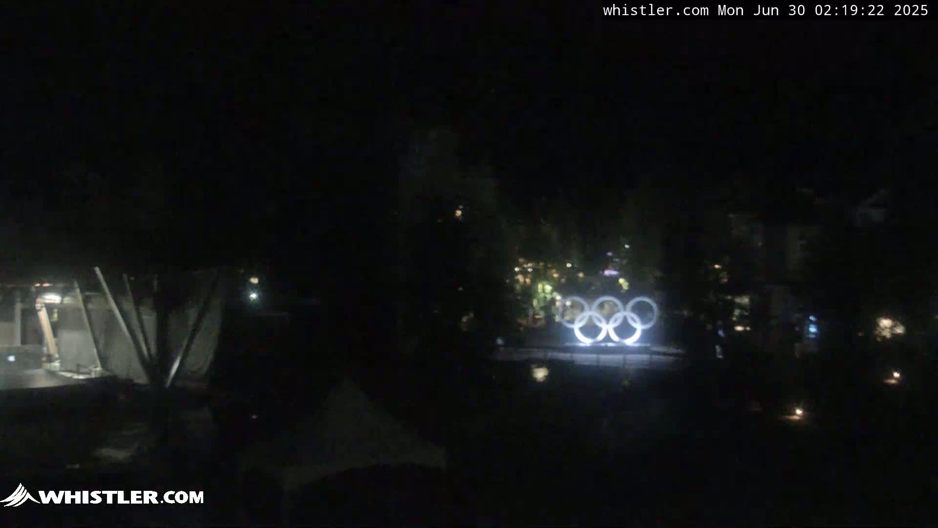 Whistler Downtown &  Olympic Plaza Live Cam - Whistler,  Squamish-Lillooet, Sea to Sky Country, Bristish Columbia, Canada