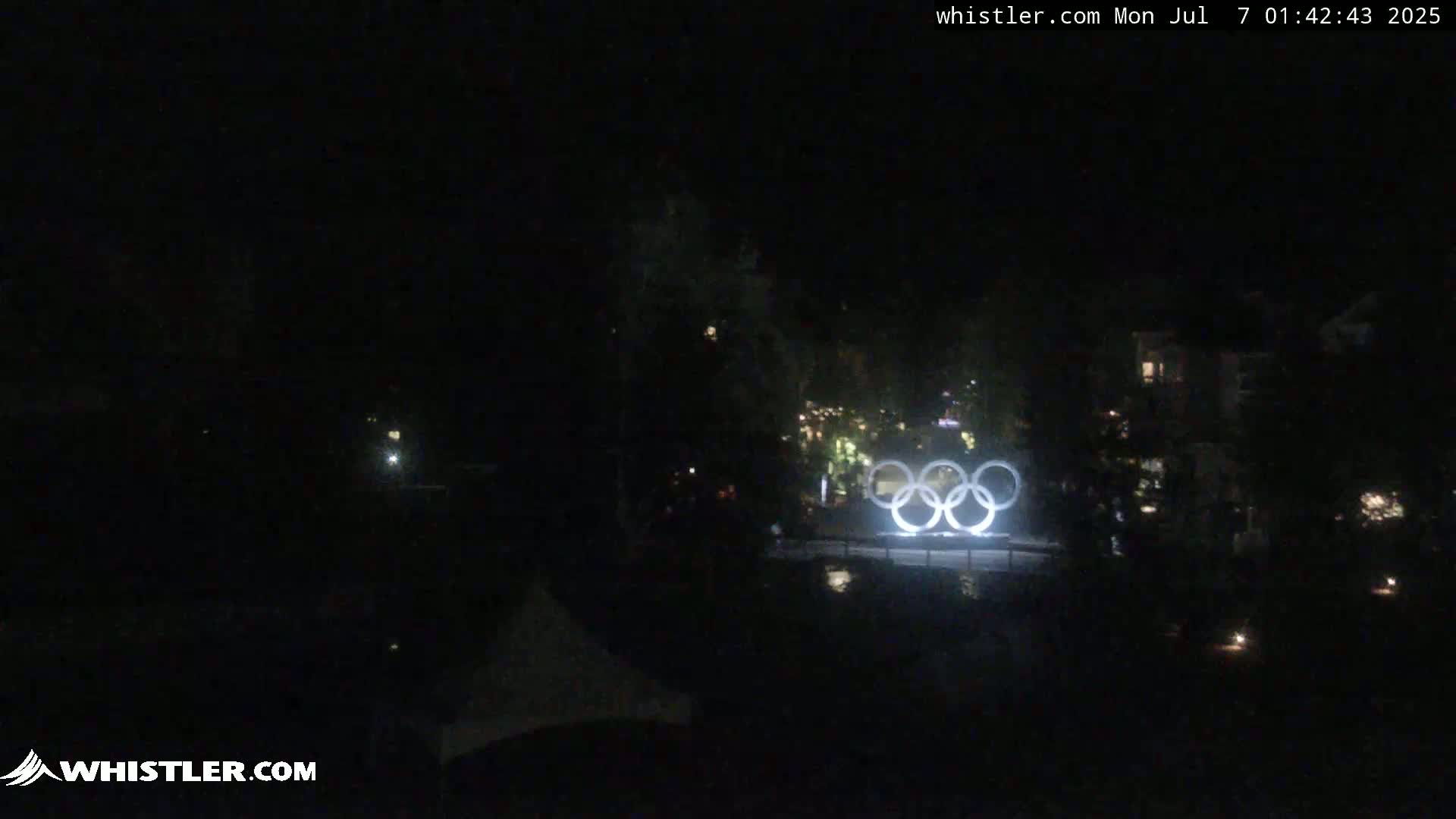 Whistler Downtown &  Olympic Plaza Live Cam - Whistler,  Squamish-Lillooet, Sea to Sky Country, Bristish Columbia, Canada