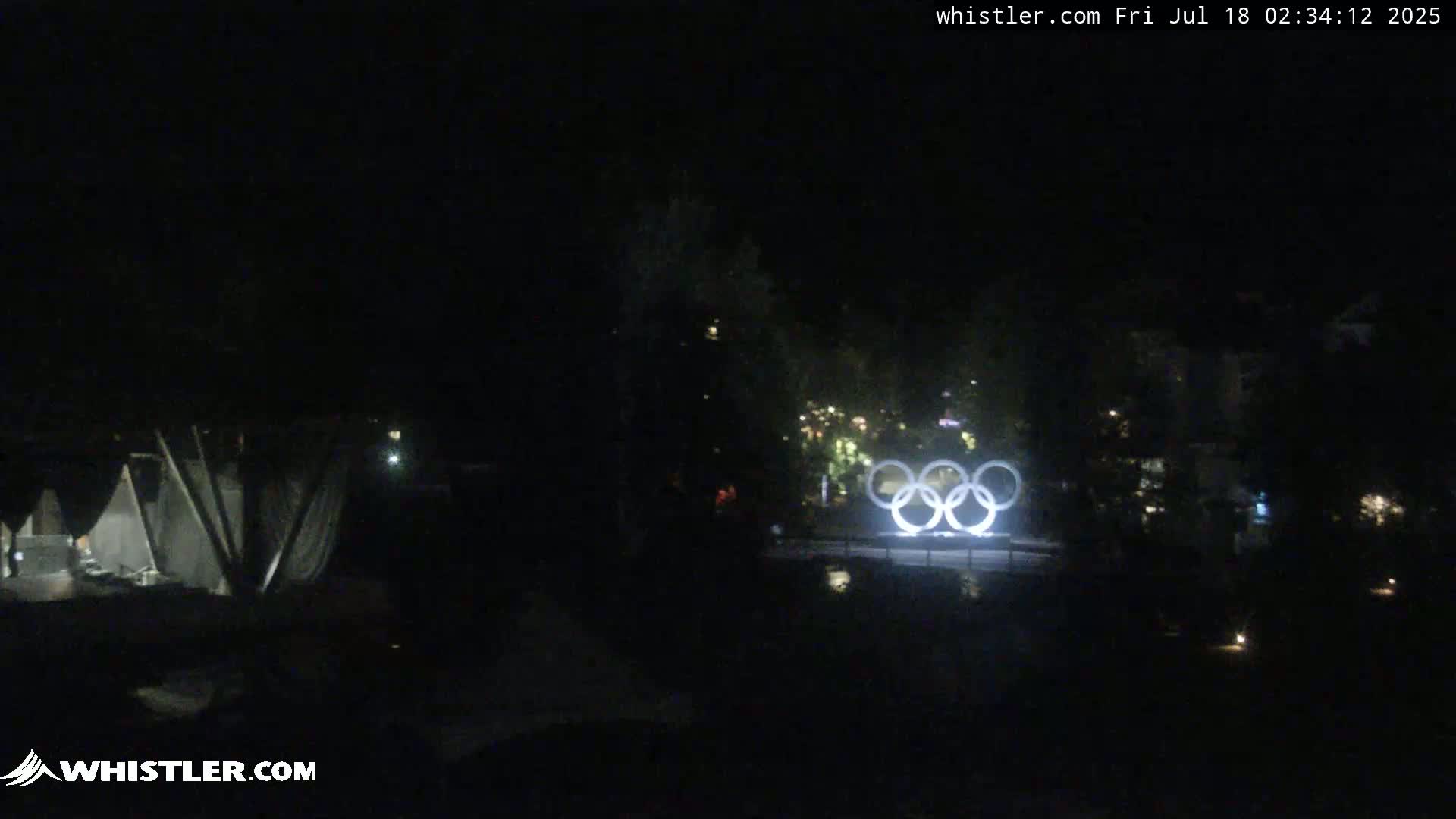 Whistler Downtown &  Olympic Plaza Live Cam - Whistler,  Squamish-Lillooet, Sea to Sky Country, Bristish Columbia, Canada