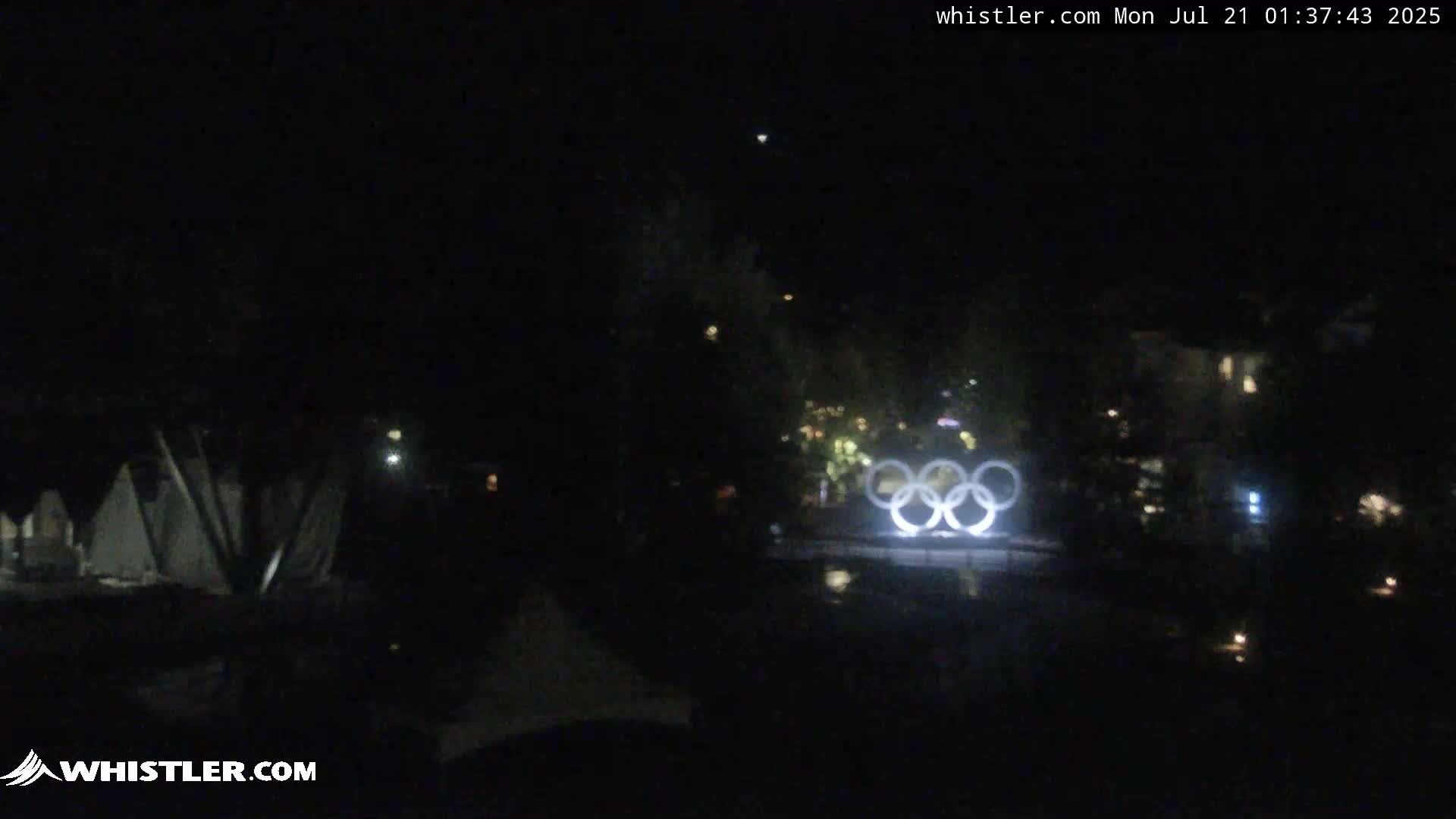 Whistler Downtown &  Olympic Plaza Live Cam - Whistler,  Squamish-Lillooet, Sea to Sky Country, Bristish Columbia, Canada