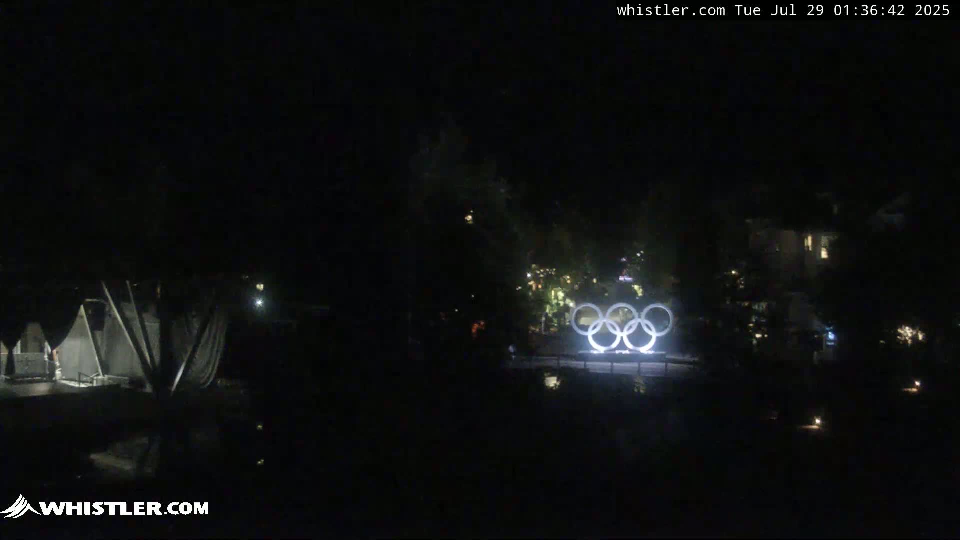 Whistler Downtown &  Olympic Plaza Live Cam - Whistler,  Squamish-Lillooet, Sea to Sky Country, Bristish Columbia, Canada
