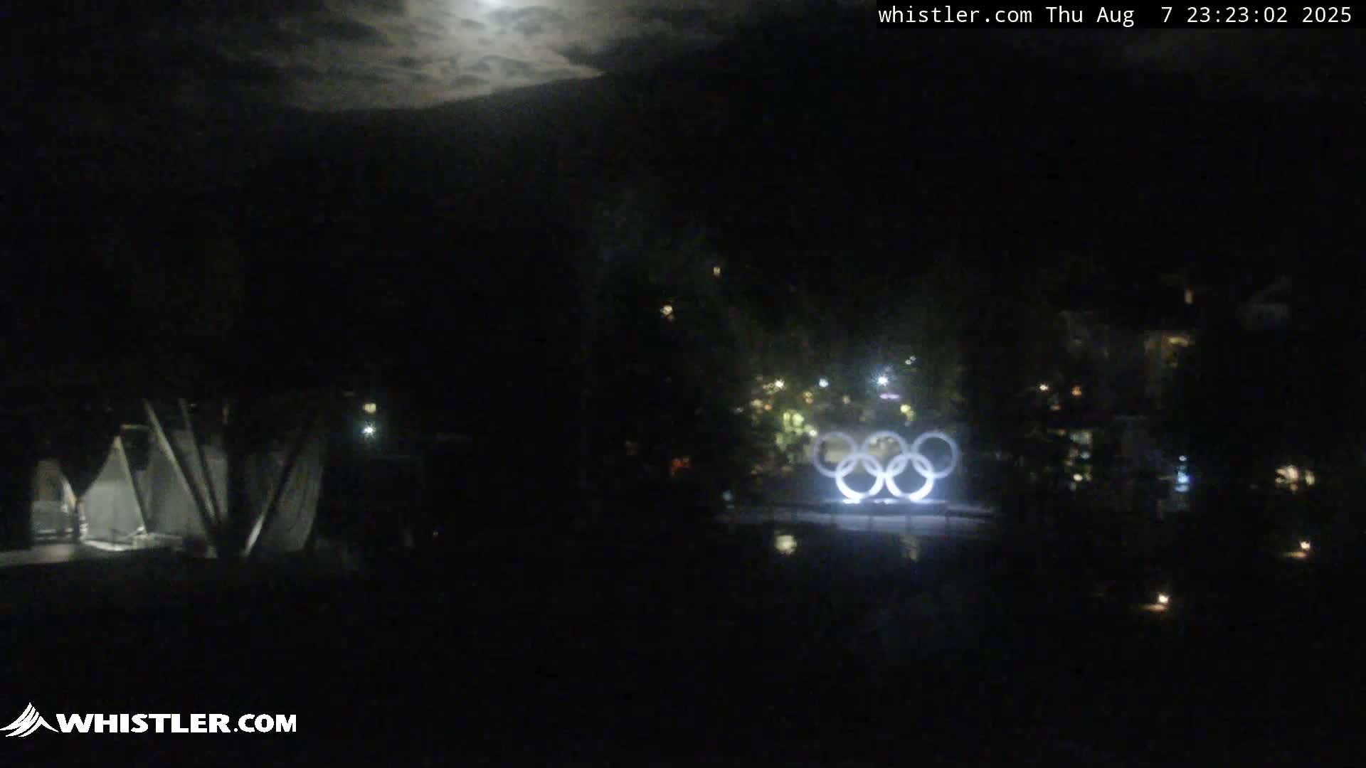 Whistler Downtown &  Olympic Plaza Live Cam - Whistler,  Squamish-Lillooet, Sea to Sky Country, Bristish Columbia, Canada
