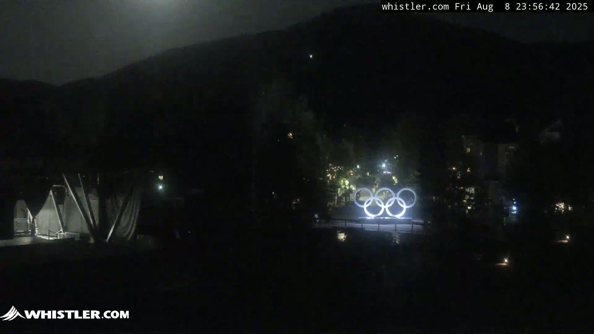 Whistler Downtown &  Olympic Plaza Live Cam - Whistler,  Squamish-Lillooet, Sea to Sky Country, Bristish Columbia, Canada