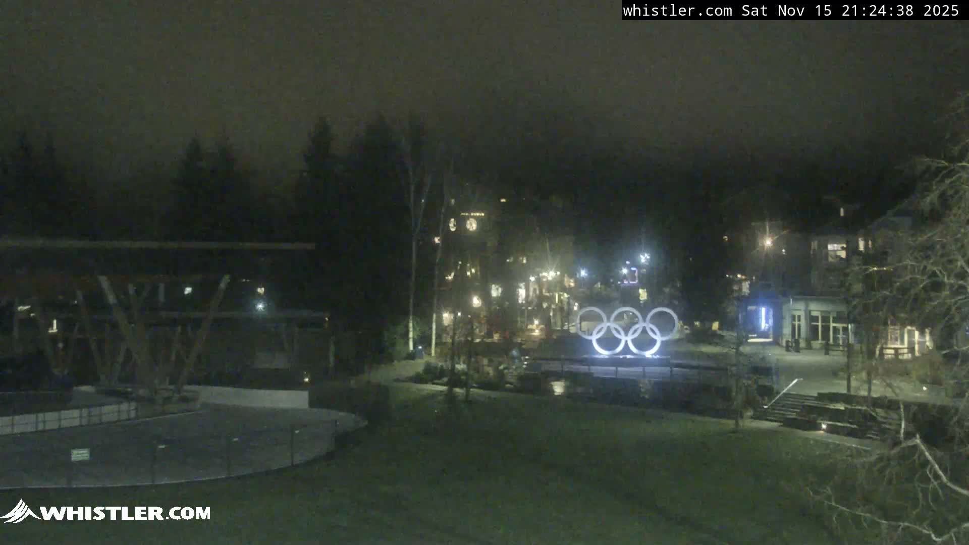 Whistler Downtown &  Olympic Plaza Live Cam - Whistler,  Squamish-Lillooet, Sea to Sky Country, Bristish Columbia, Canada
