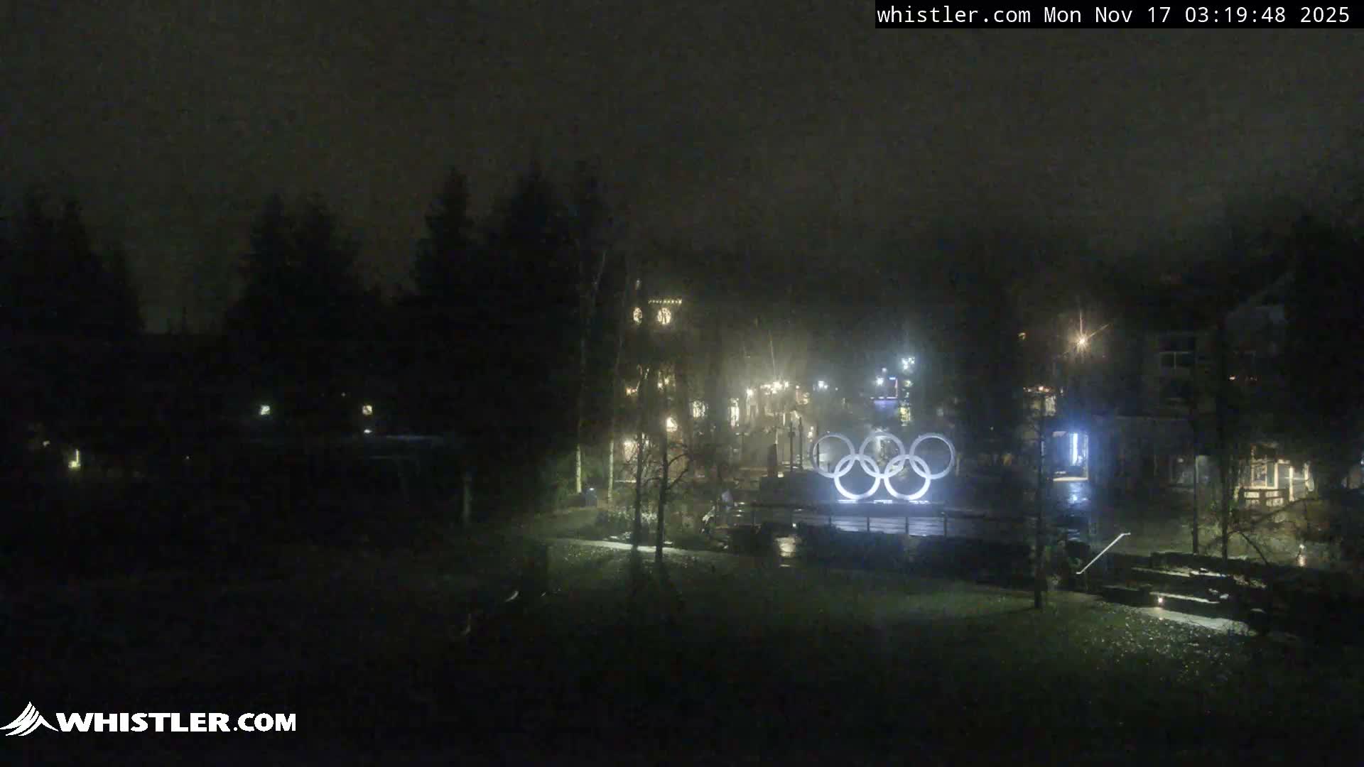 Whistler Downtown &  Olympic Plaza Live Cam - Whistler,  Squamish-Lillooet, Sea to Sky Country, Bristish Columbia, Canada