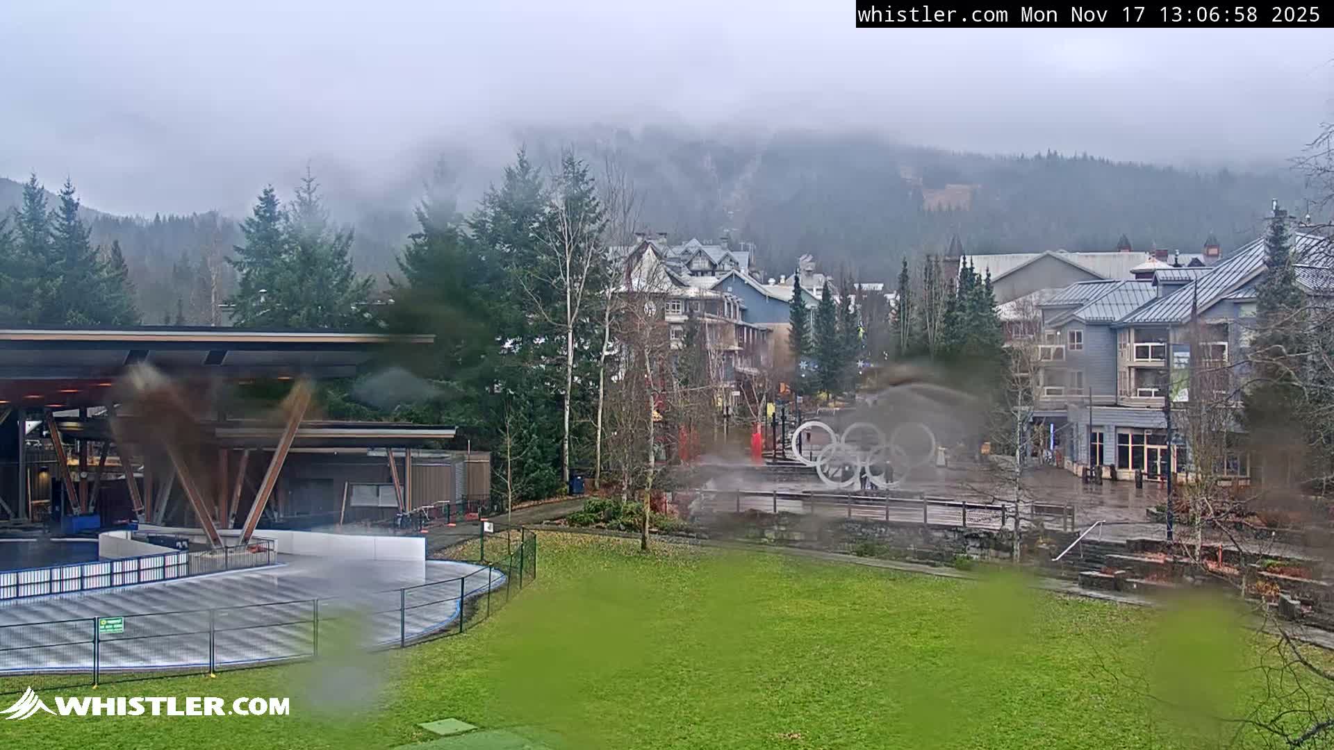 Whistler Downtown &  Olympic Plaza Live Cam - Whistler,  Squamish-Lillooet, Sea to Sky Country, Bristish Columbia, Canada