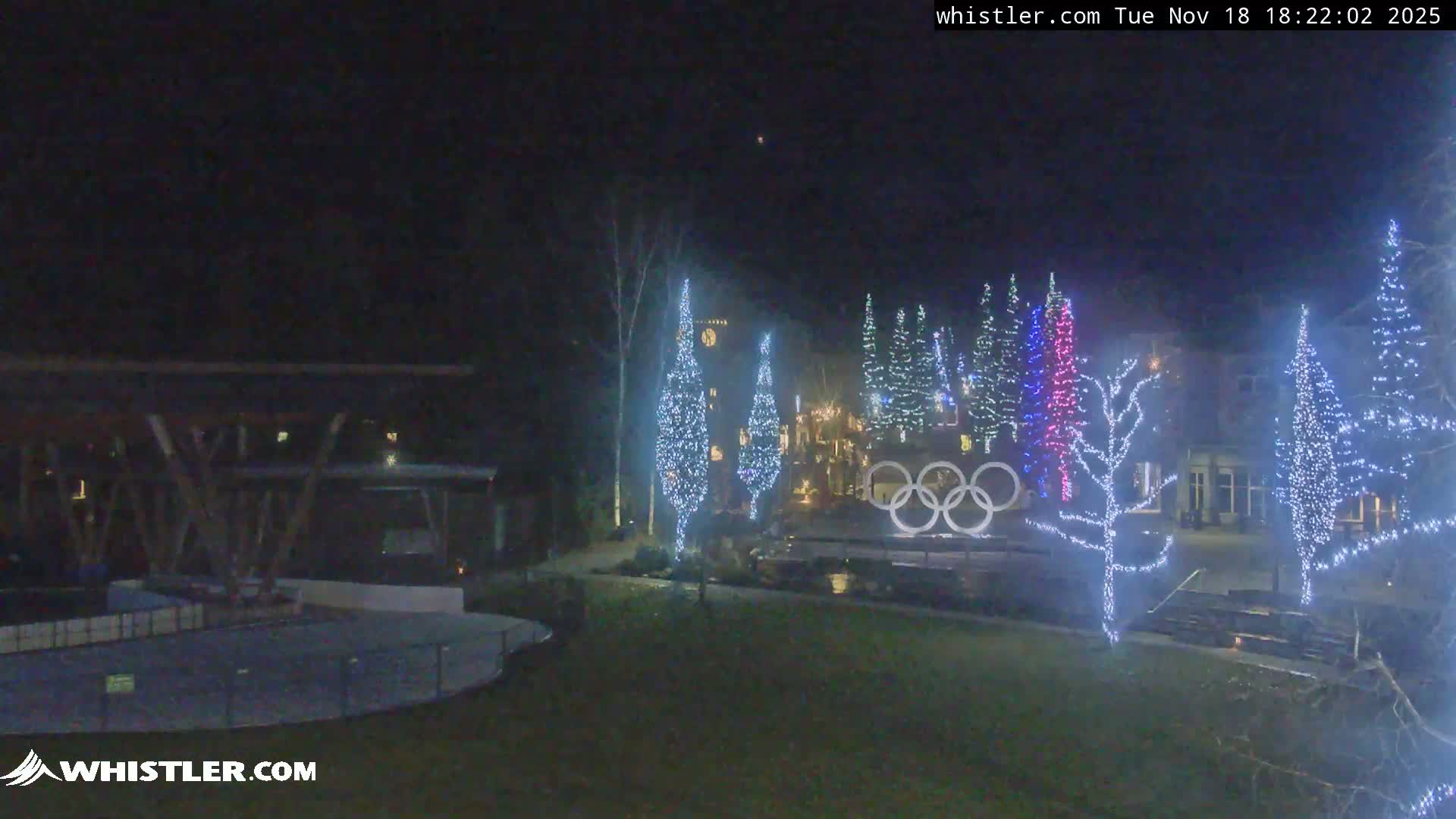 Whistler Downtown &  Olympic Plaza Live Cam - Whistler,  Squamish-Lillooet, Sea to Sky Country, Bristish Columbia, Canada