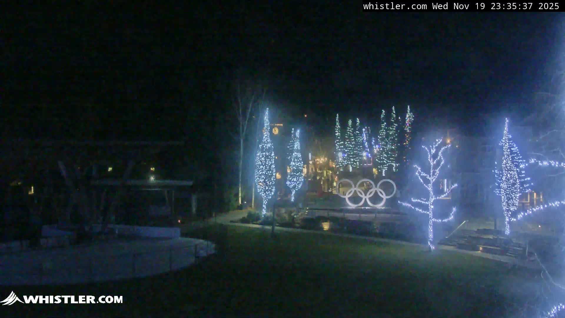 Whistler Downtown &  Olympic Plaza Live Cam - Whistler,  Squamish-Lillooet, Sea to Sky Country, Bristish Columbia, Canada