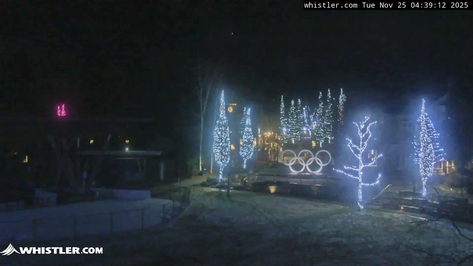 Whistler Downtown &  Olympic Plaza Live Cam - Whistler,  Squamish-Lillooet, Sea to Sky Country, Bristish Columbia, Canada