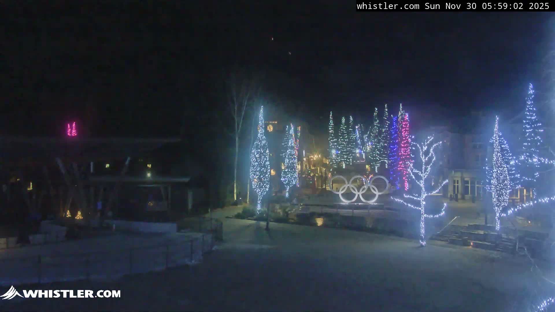 Whistler Downtown &  Olympic Plaza Live Cam - Whistler,  Squamish-Lillooet, Sea to Sky Country, Bristish Columbia, Canada