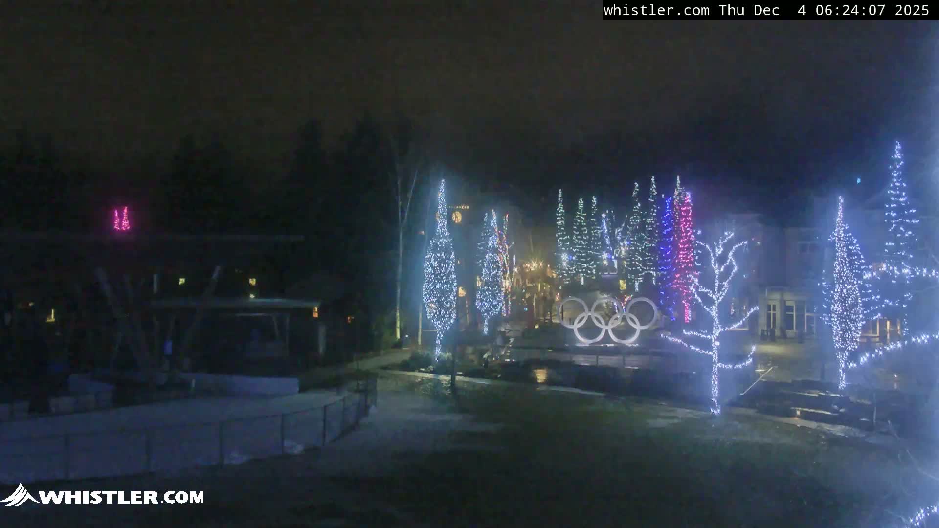 Whistler Downtown &  Olympic Plaza Live Cam - Whistler,  Squamish-Lillooet, Sea to Sky Country, Bristish Columbia, Canada