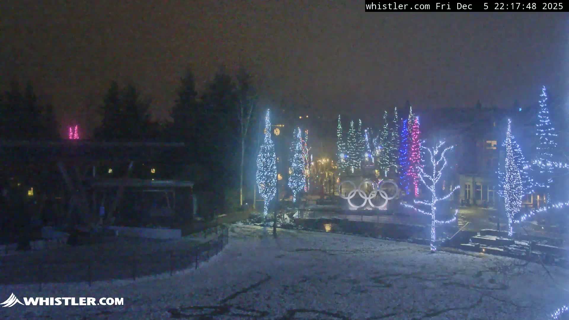 Whistler Downtown &  Olympic Plaza Live Cam - Whistler,  Squamish-Lillooet, Sea to Sky Country, Bristish Columbia, Canada
