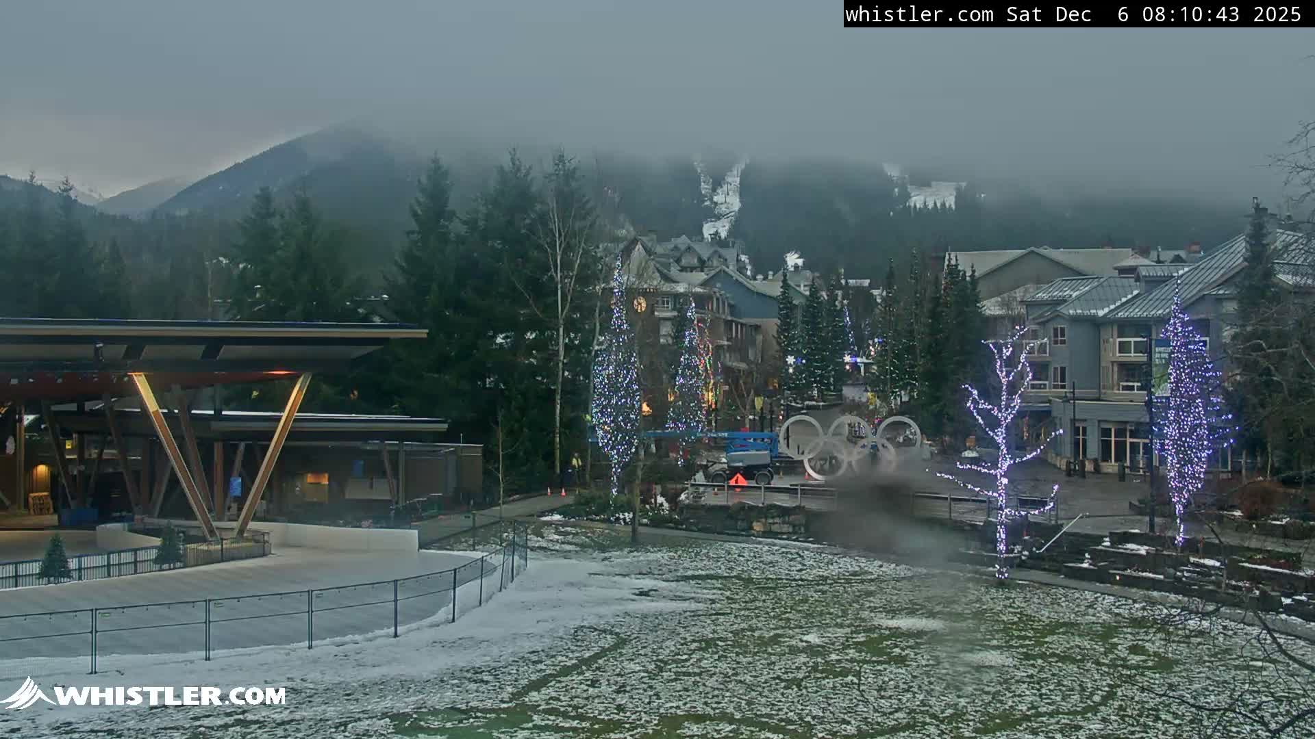 Whistler Downtown &  Olympic Plaza Live Cam - Whistler,  Squamish-Lillooet, Sea to Sky Country, Bristish Columbia, Canada