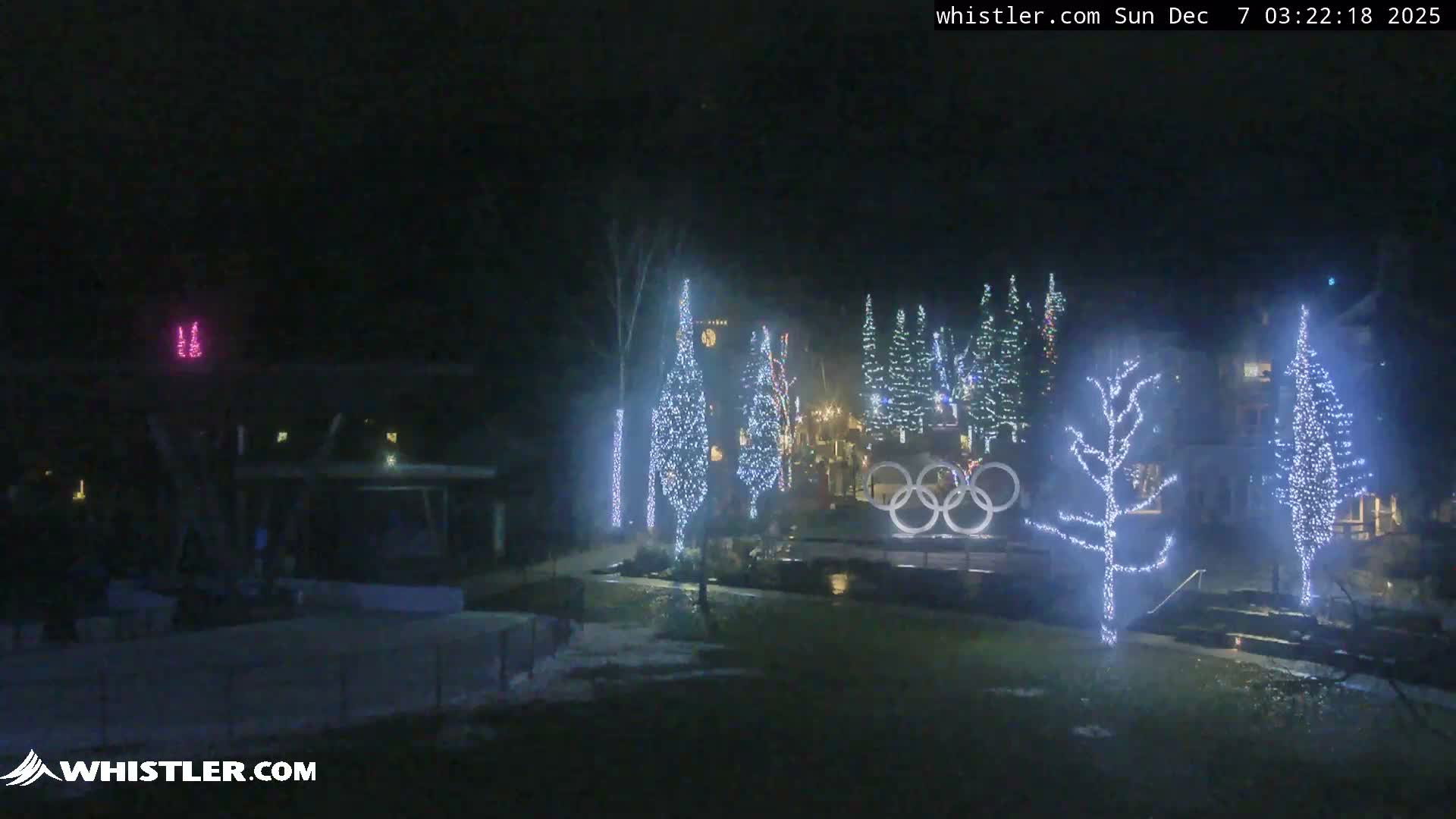 Whistler Downtown &  Olympic Plaza Live Cam - Whistler,  Squamish-Lillooet, Sea to Sky Country, Bristish Columbia, Canada
