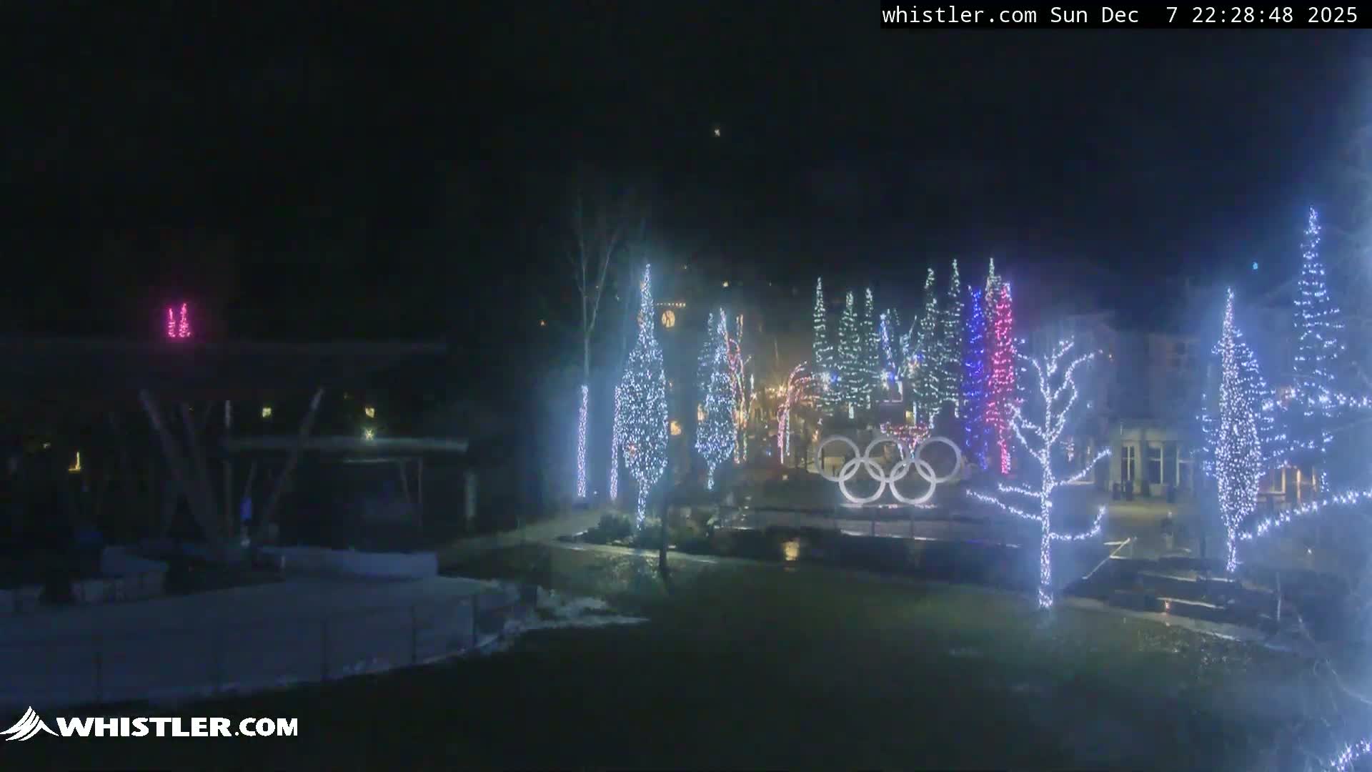 Whistler Downtown &  Olympic Plaza Live Cam - Whistler,  Squamish-Lillooet, Sea to Sky Country, Bristish Columbia, Canada