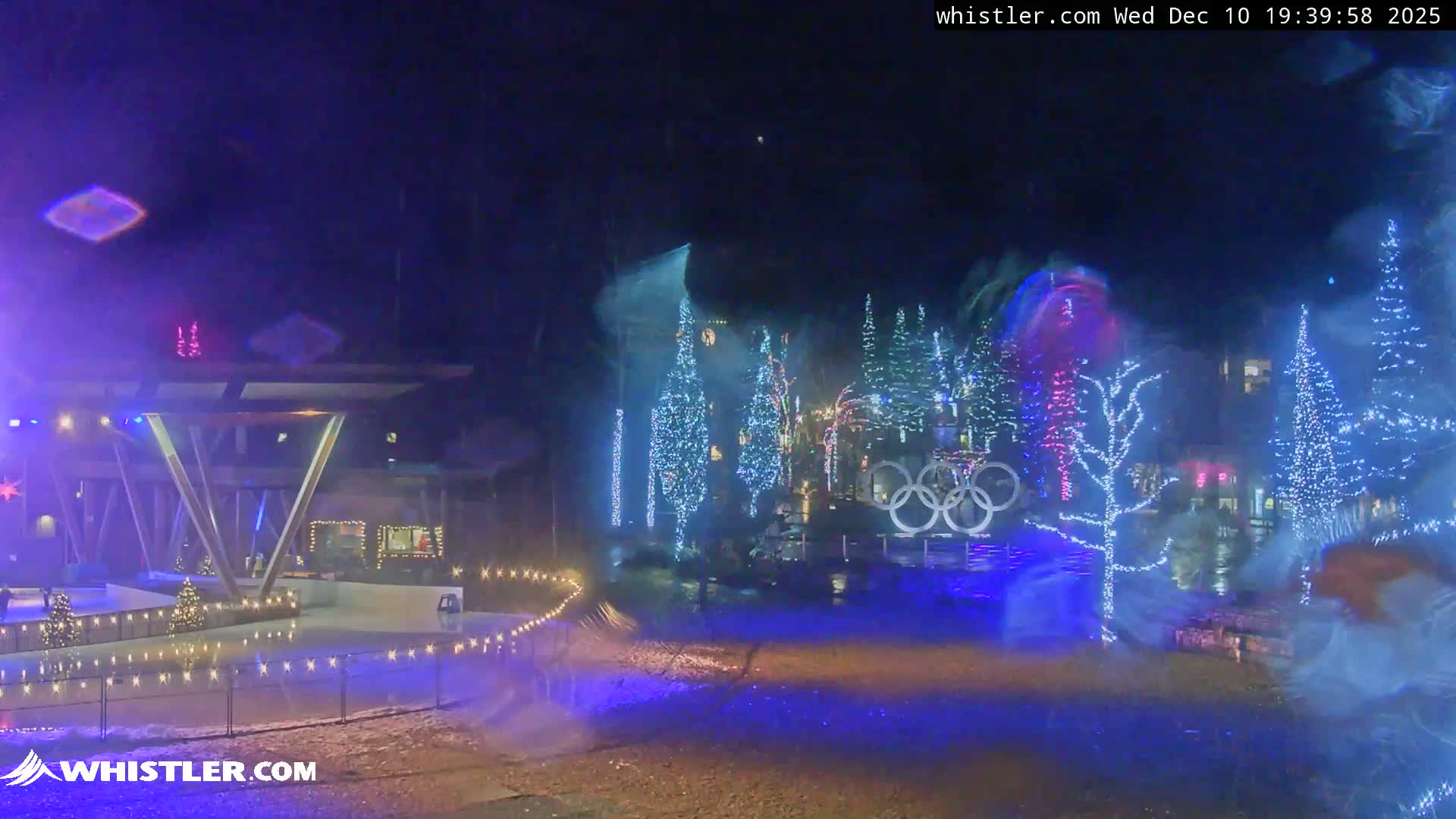 Whistler Downtown &  Olympic Plaza Live Cam - Whistler,  Squamish-Lillooet, Sea to Sky Country, Bristish Columbia, Canada