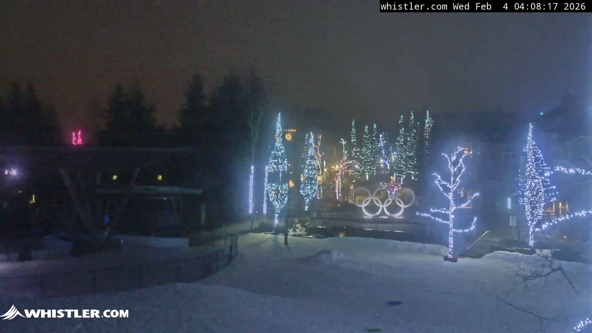 Whistler Downtown &  Olympic Plaza Live Cam - Whistler,  Squamish-Lillooet, Sea to Sky Country, Bristish Columbia, Canada