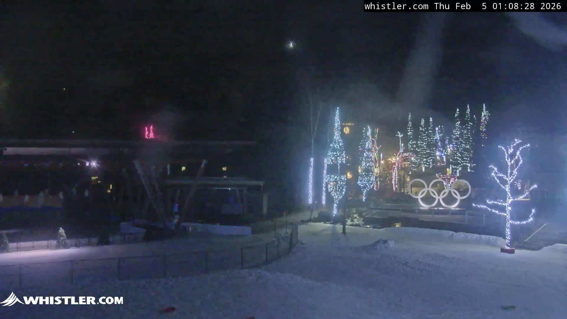 Whistler Downtown &  Olympic Plaza Live Cam - Whistler,  Squamish-Lillooet, Sea to Sky Country, Bristish Columbia, Canada