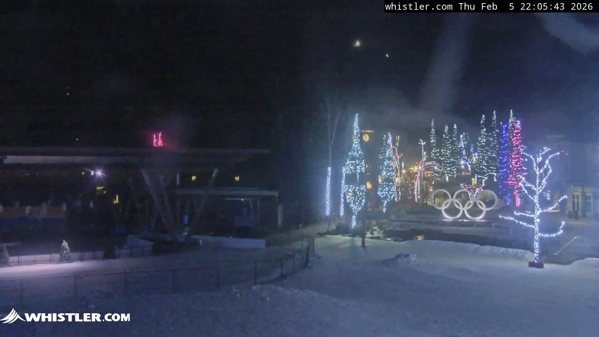 Whistler Downtown &  Olympic Plaza Live Cam - Whistler,  Squamish-Lillooet, Sea to Sky Country, Bristish Columbia, Canada
