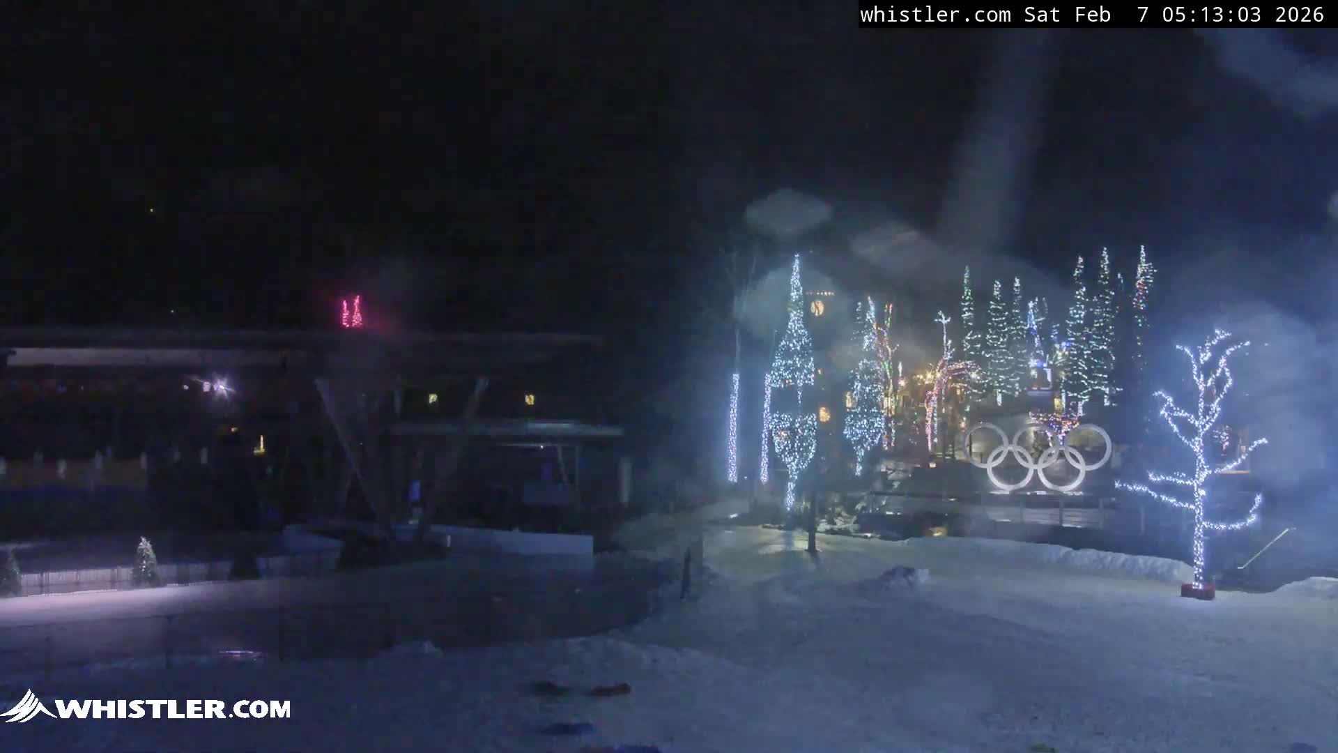 Whistler Downtown &  Olympic Plaza Live Cam - Whistler,  Squamish-Lillooet, Sea to Sky Country, Bristish Columbia, Canada