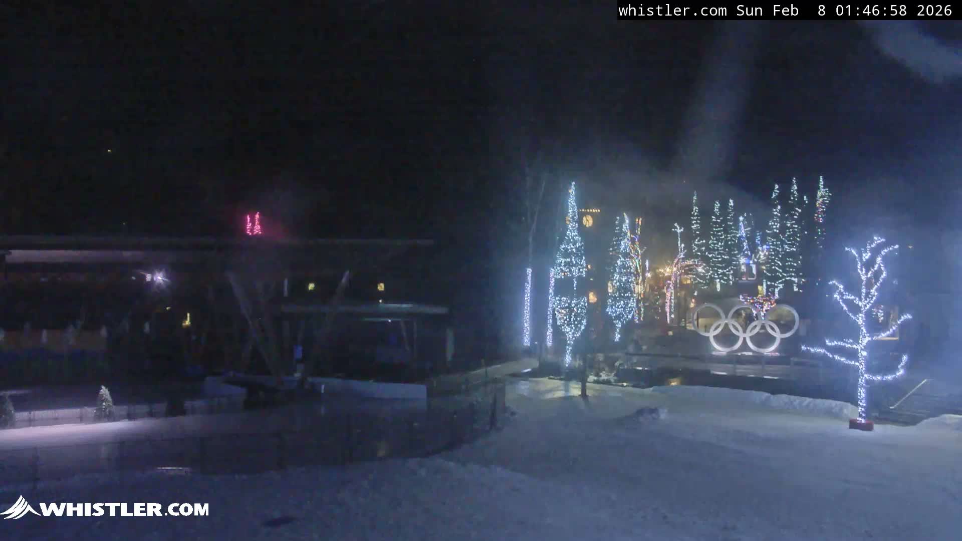 Whistler Downtown &  Olympic Plaza Live Cam - Whistler,  Squamish-Lillooet, Sea to Sky Country, Bristish Columbia, Canada