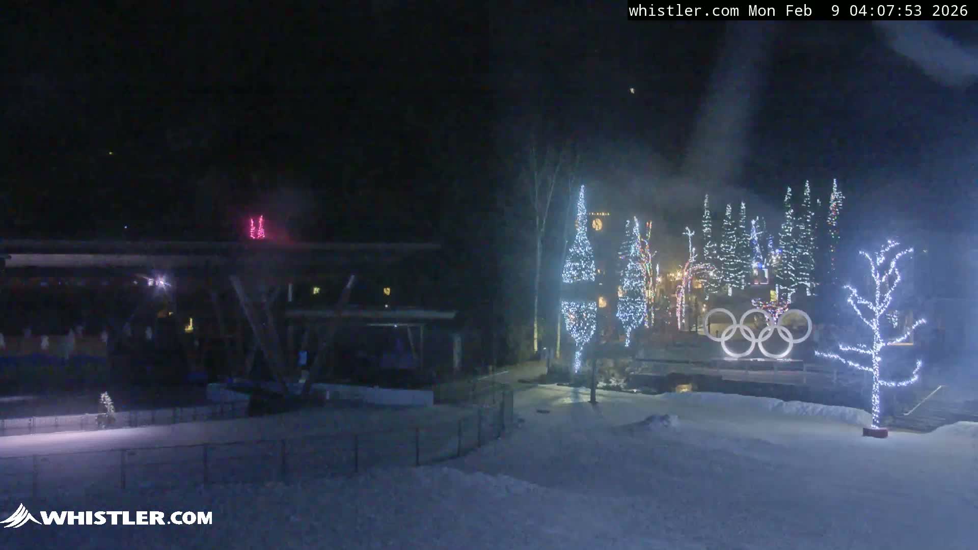 Whistler Downtown &  Olympic Plaza Live Cam - Whistler,  Squamish-Lillooet, Sea to Sky Country, Bristish Columbia, Canada