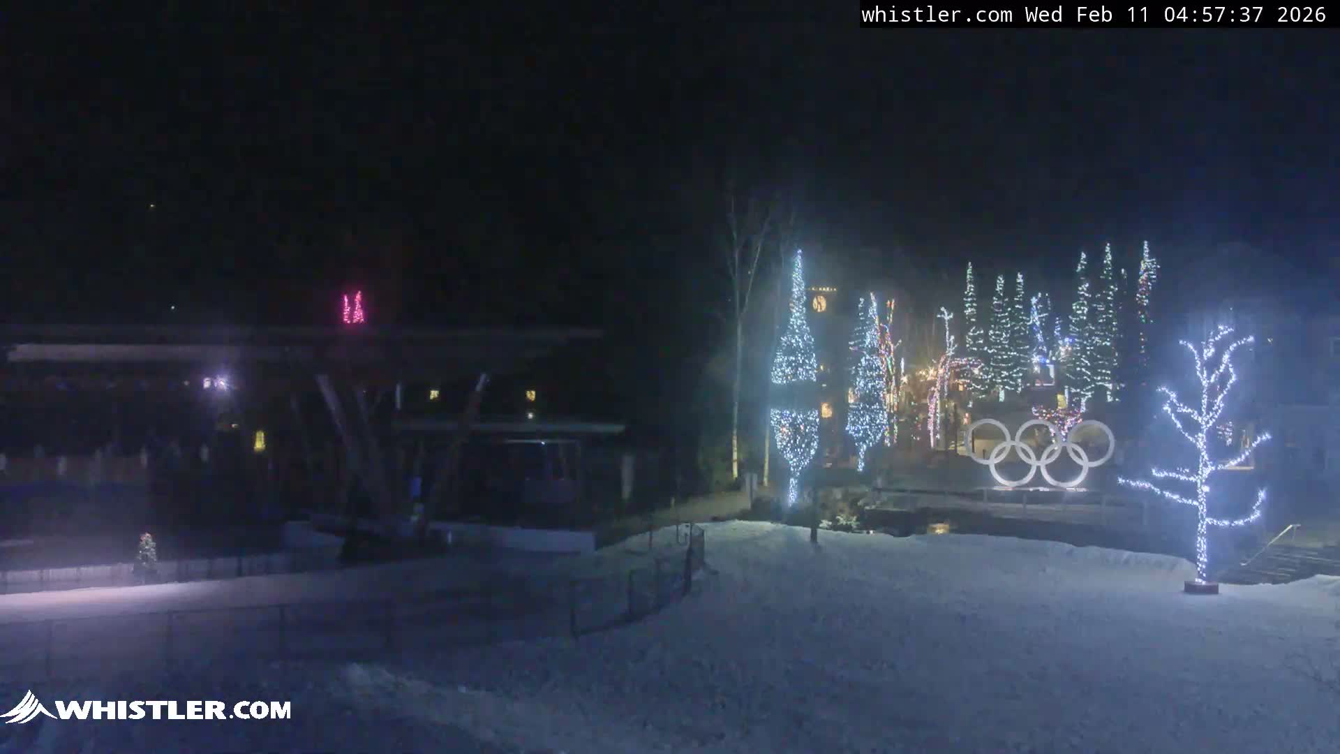 Whistler Downtown &  Olympic Plaza Live Cam - Whistler,  Squamish-Lillooet, Sea to Sky Country, Bristish Columbia, Canada