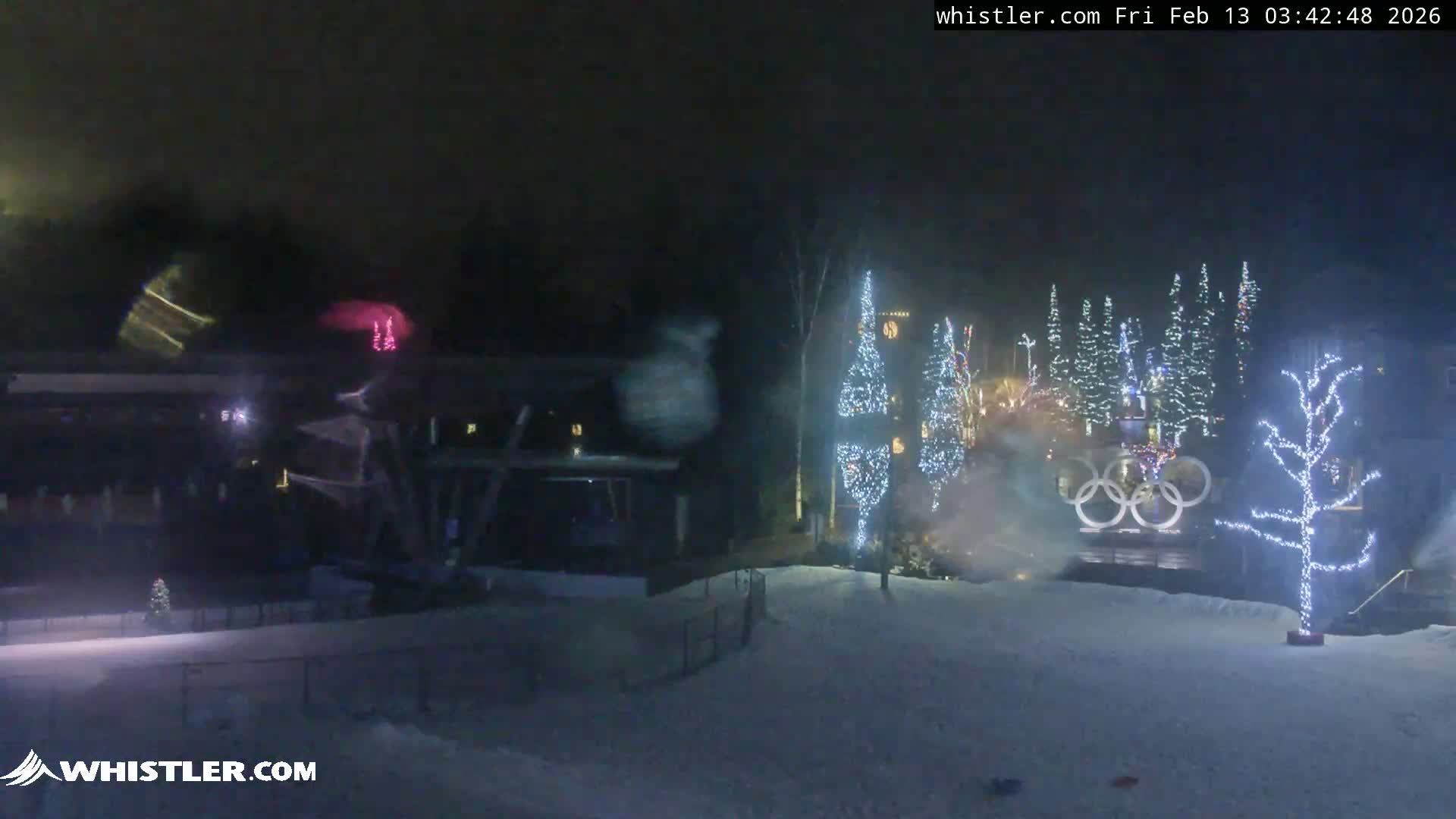 Whistler Downtown &  Olympic Plaza Live Cam - Whistler,  Squamish-Lillooet, Sea to Sky Country, Bristish Columbia, Canada