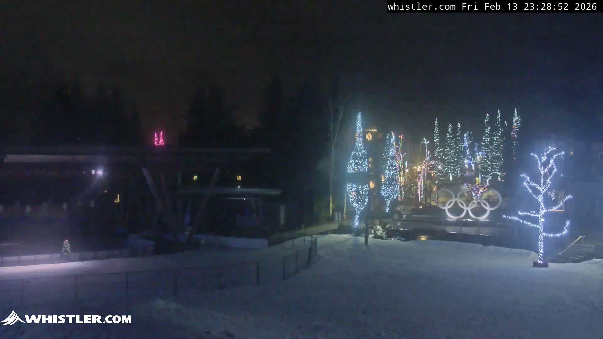Whistler Downtown &  Olympic Plaza Live Cam - Whistler,  Squamish-Lillooet, Sea to Sky Country, Bristish Columbia, Canada