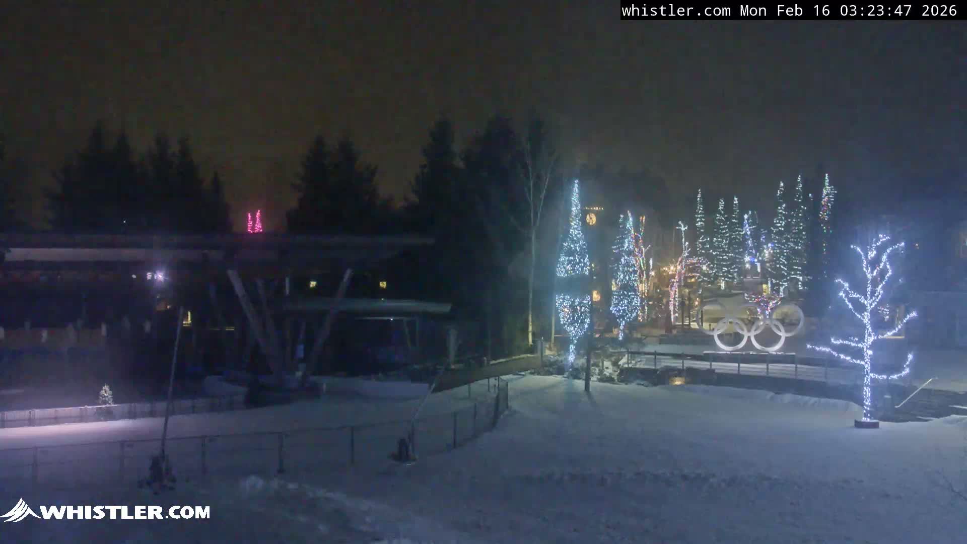 Whistler Downtown &  Olympic Plaza Live Cam - Whistler,  Squamish-Lillooet, Sea to Sky Country, Bristish Columbia, Canada