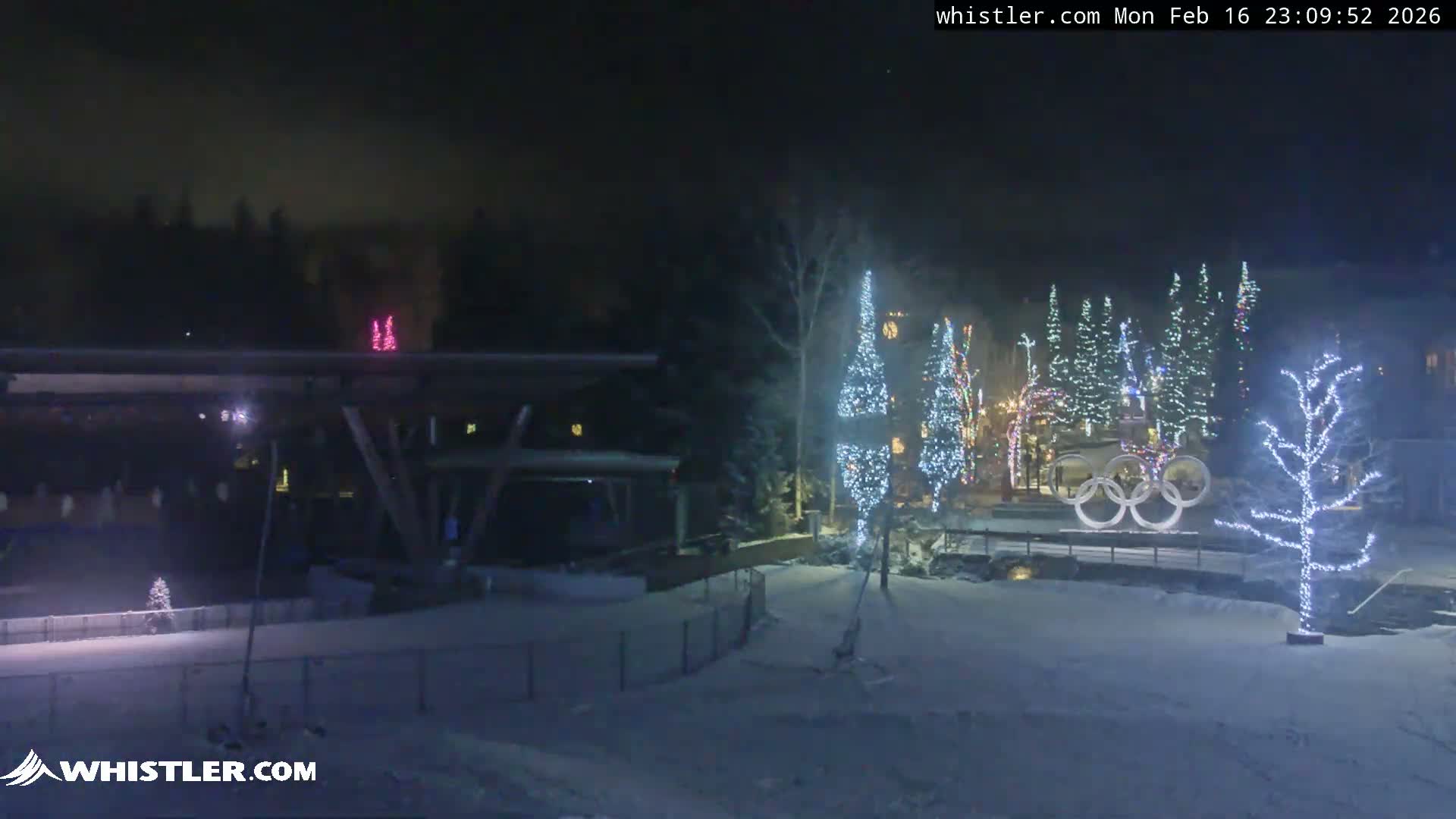 Whistler Downtown &  Olympic Plaza Live Cam - Whistler,  Squamish-Lillooet, Sea to Sky Country, Bristish Columbia, Canada