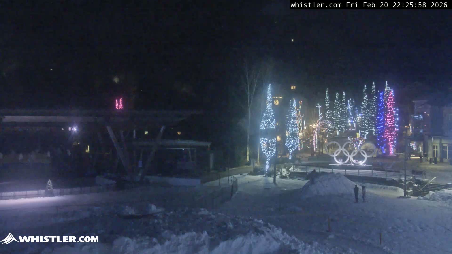 Whistler Downtown &  Olympic Plaza Live Cam - Whistler,  Squamish-Lillooet, Sea to Sky Country, Bristish Columbia, Canada