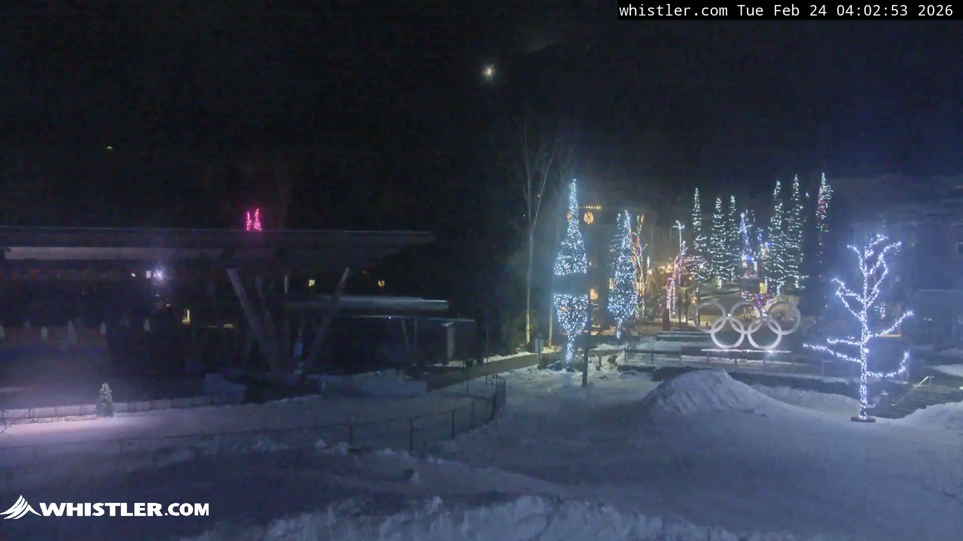 Whistler Downtown &  Olympic Plaza Live Cam - Whistler,  Squamish-Lillooet, Sea to Sky Country, Bristish Columbia, Canada