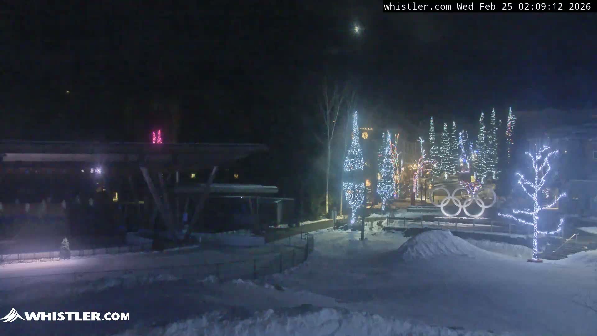 Whistler Downtown &  Olympic Plaza Live Cam - Whistler,  Squamish-Lillooet, Sea to Sky Country, Bristish Columbia, Canada