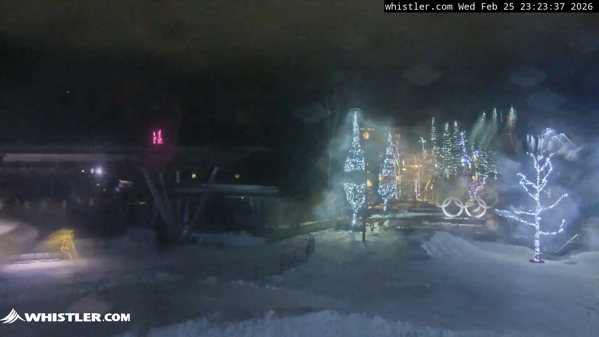 Whistler Downtown &  Olympic Plaza Live Cam - Whistler,  Squamish-Lillooet, Sea to Sky Country, Bristish Columbia, Canada